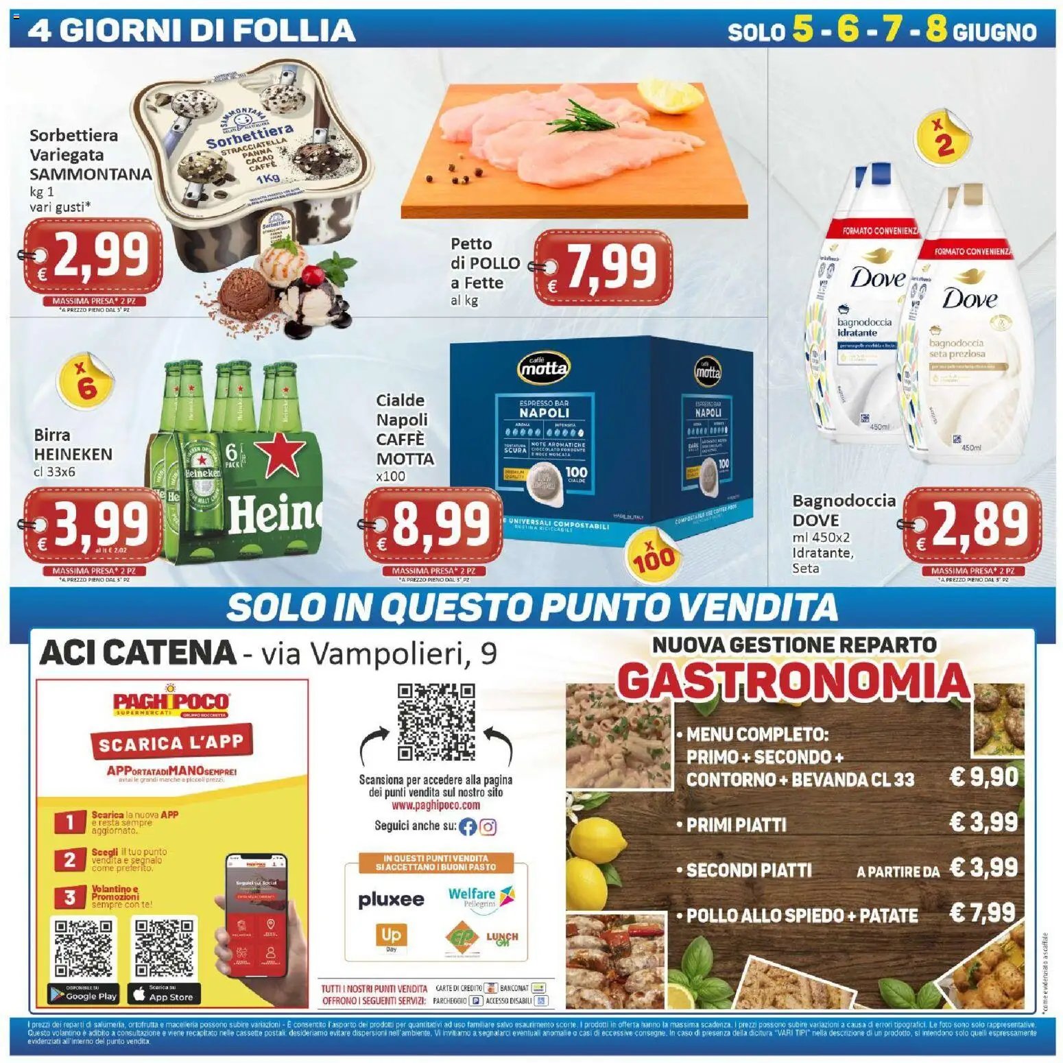 Paghi Poco volantino Aci Catena