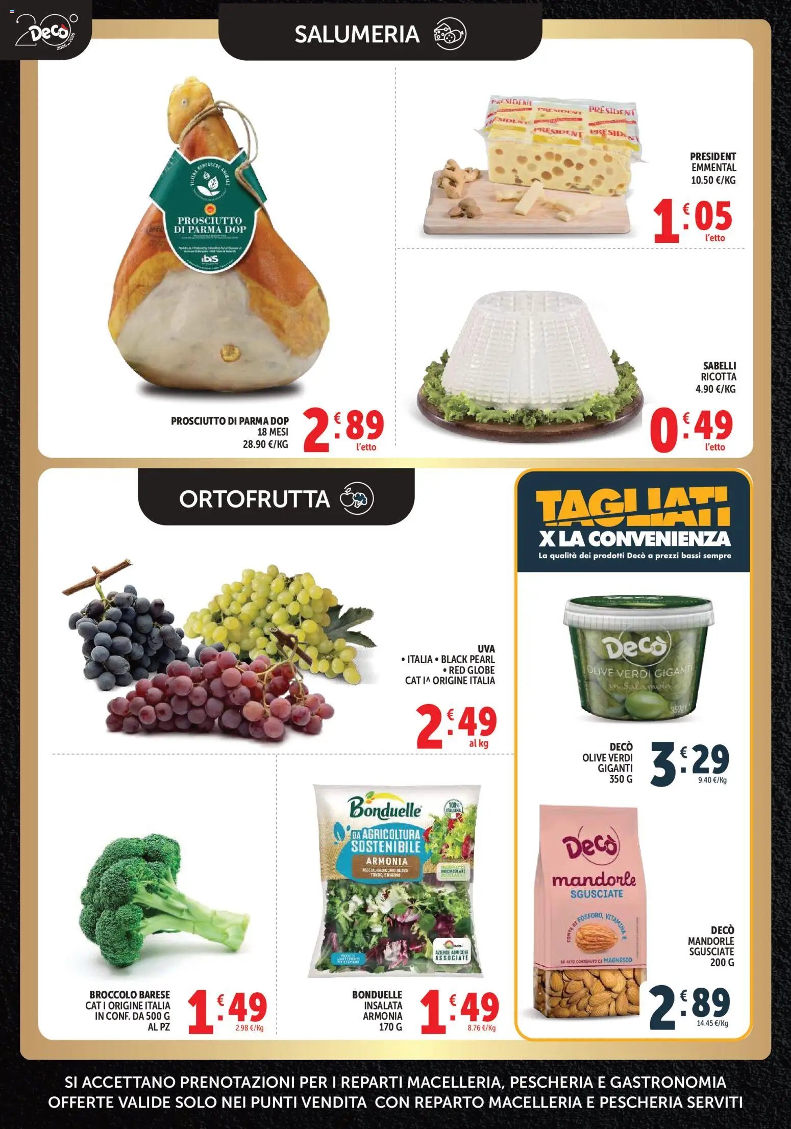 Decò volantino Gourmet