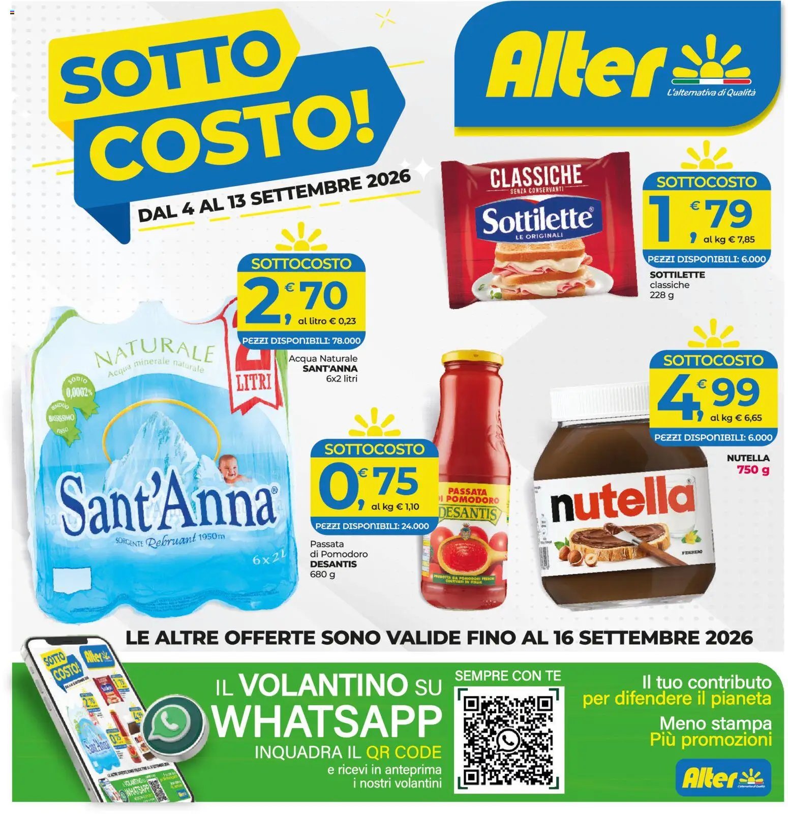 Alter Discount volantino