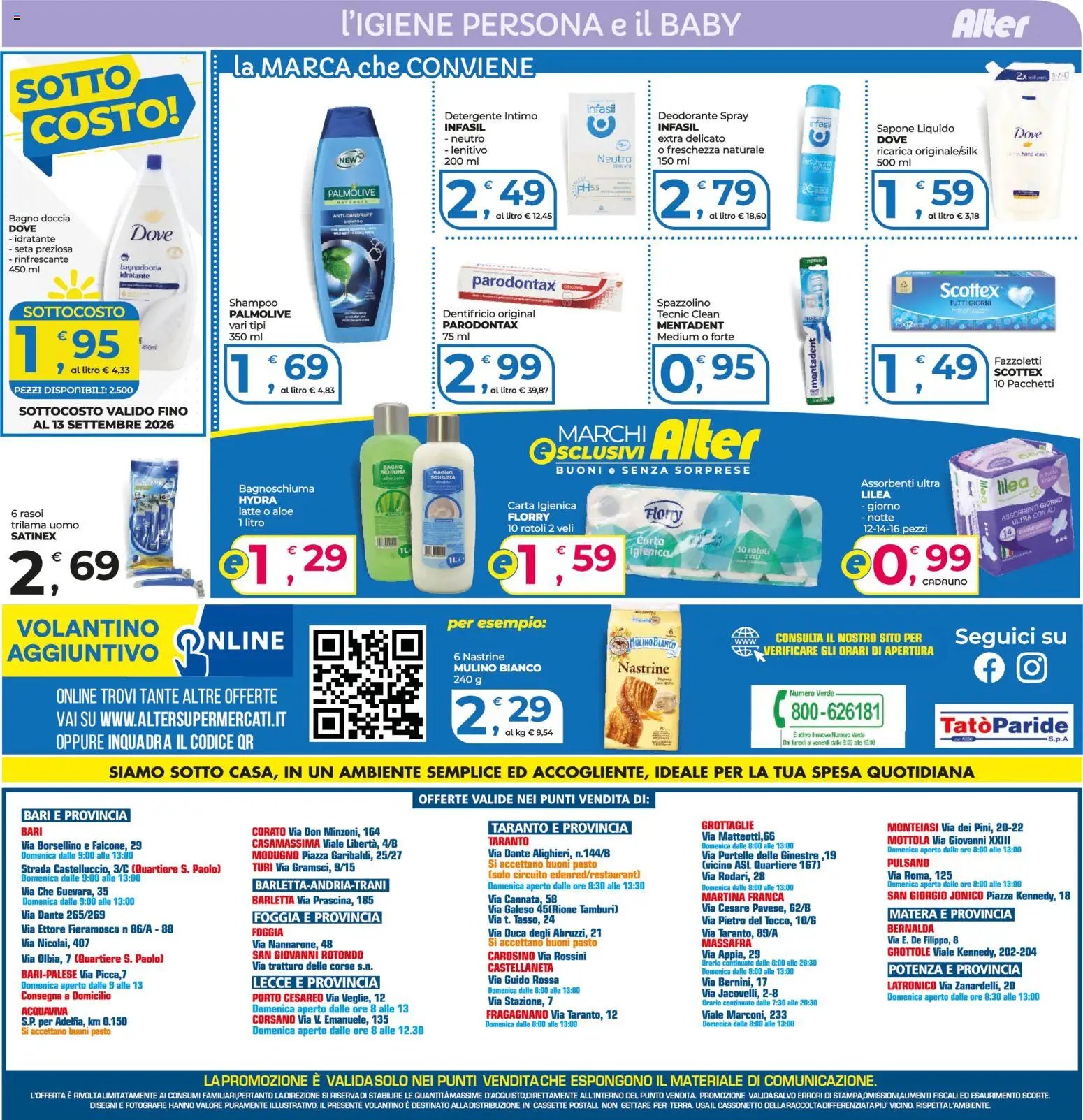 Alter Discount volantino