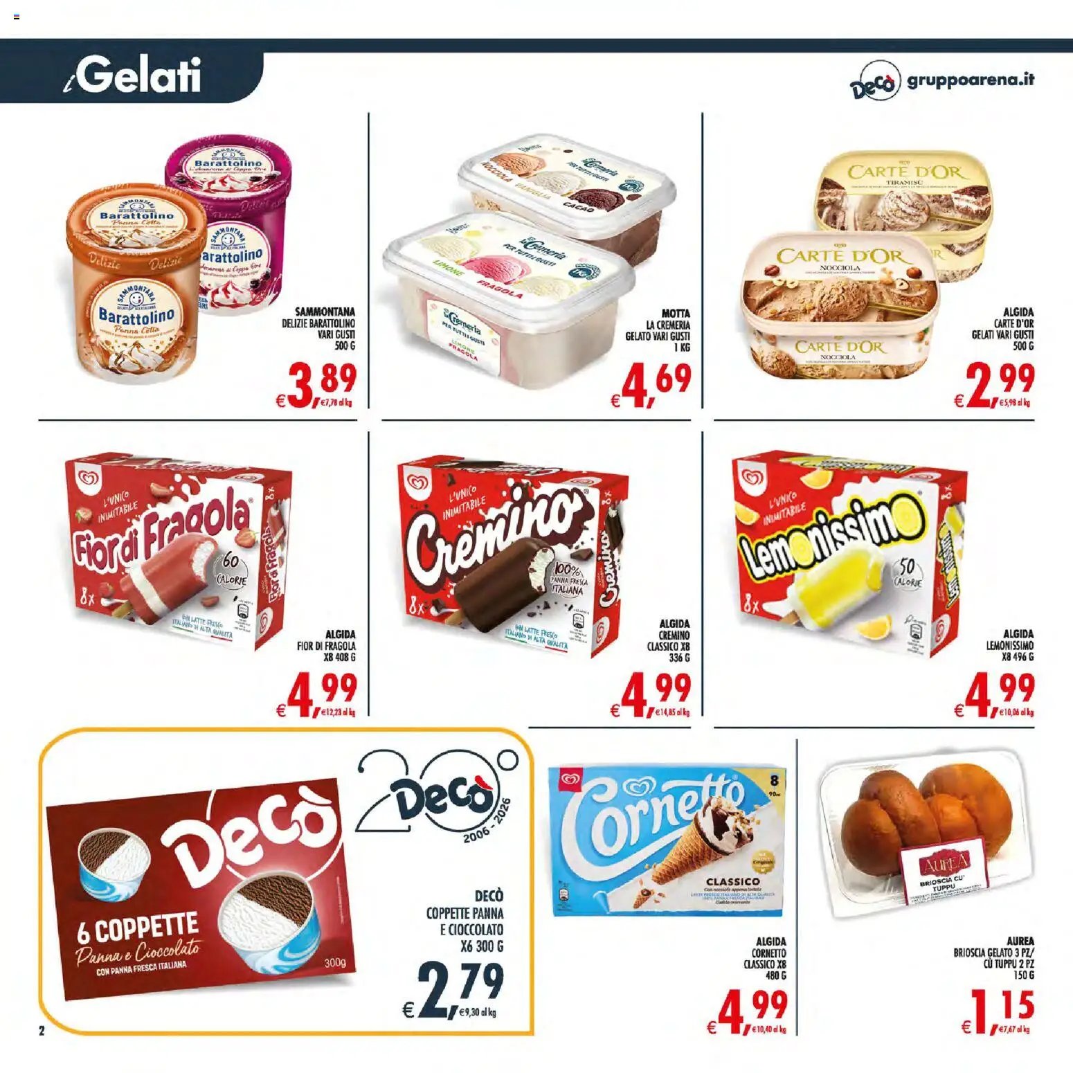 Decò volantino Maxistore, Supermercati Lipari