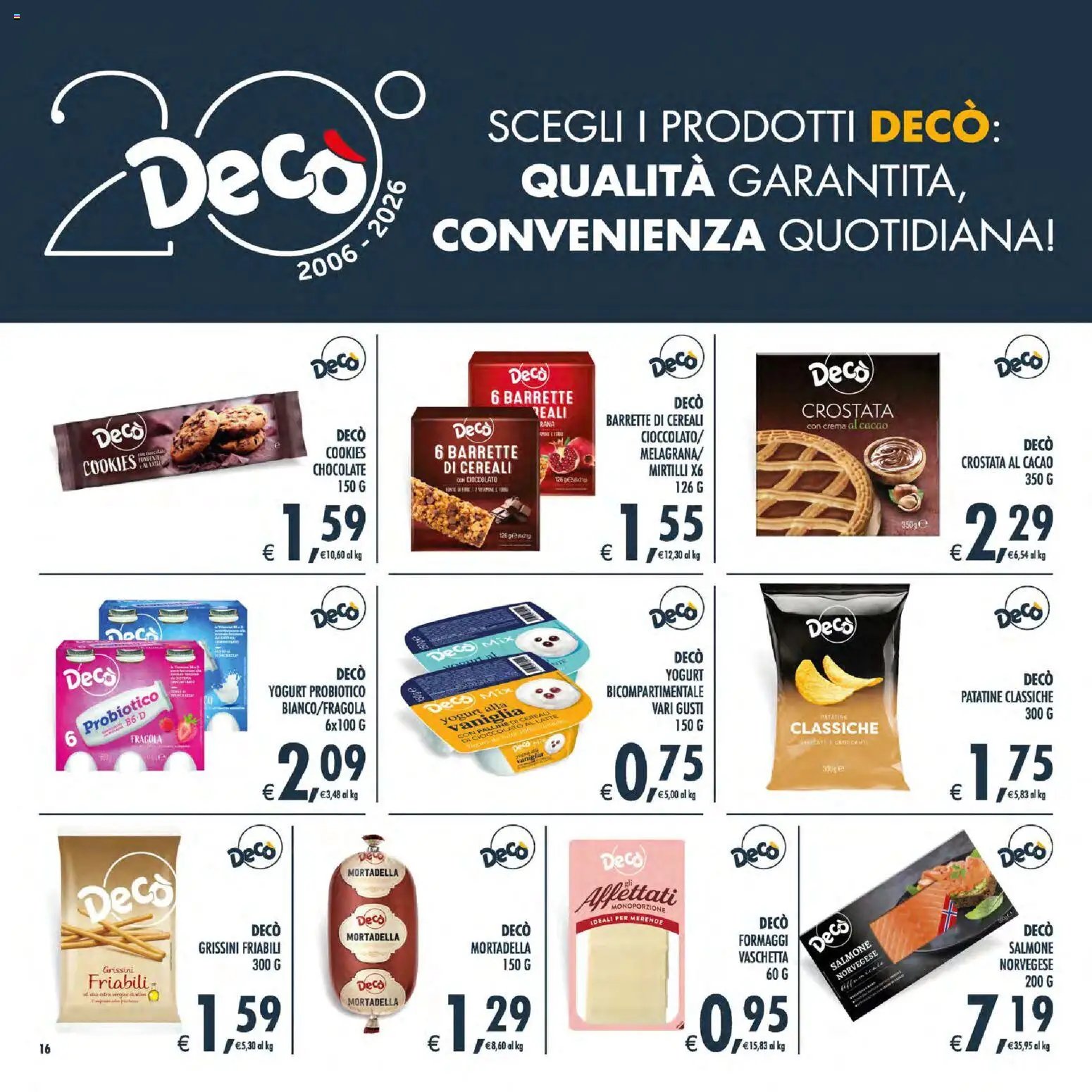 Decò volantino Maxistore, Supermercati Lipari
