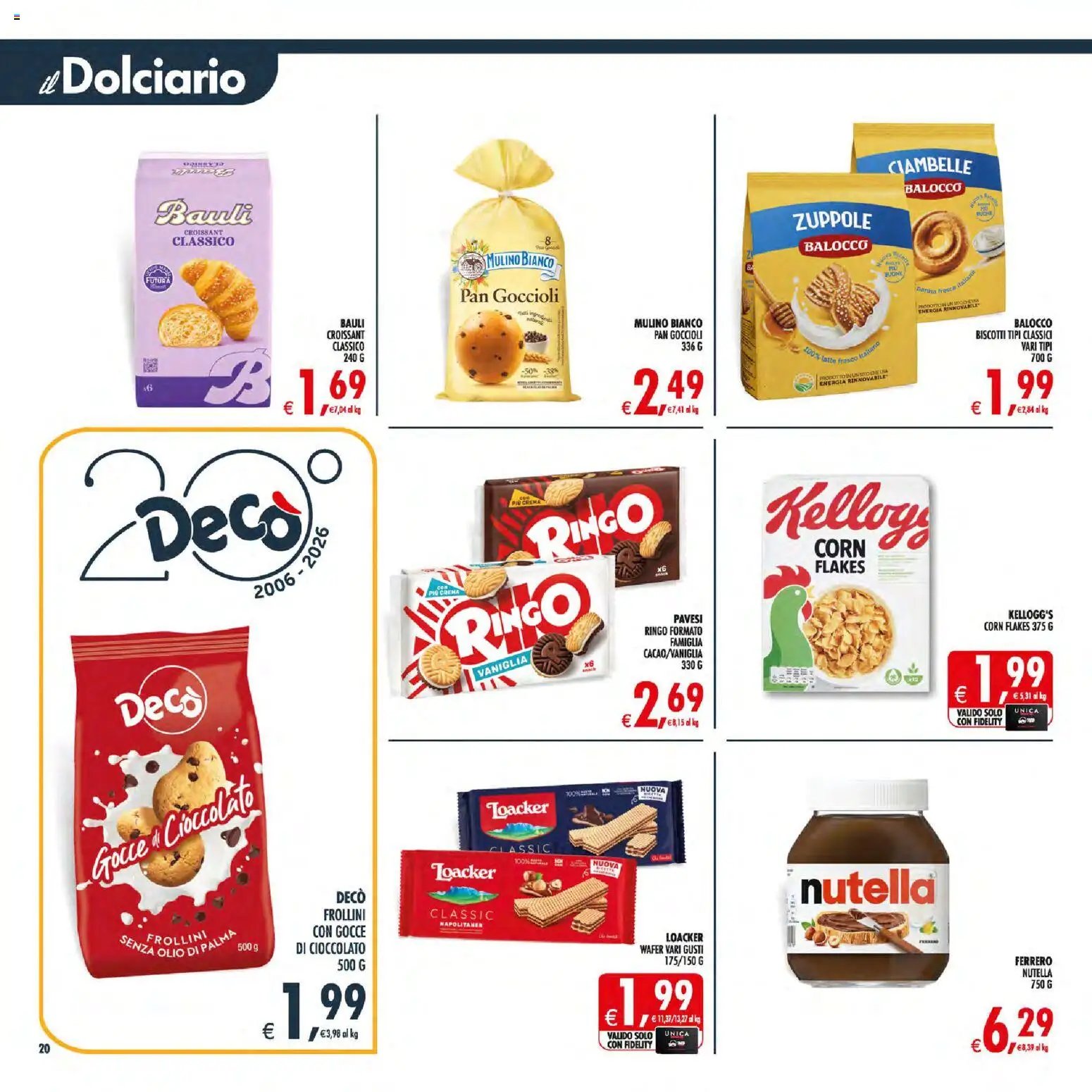 Decò volantino Maxistore, Supermercati Lipari