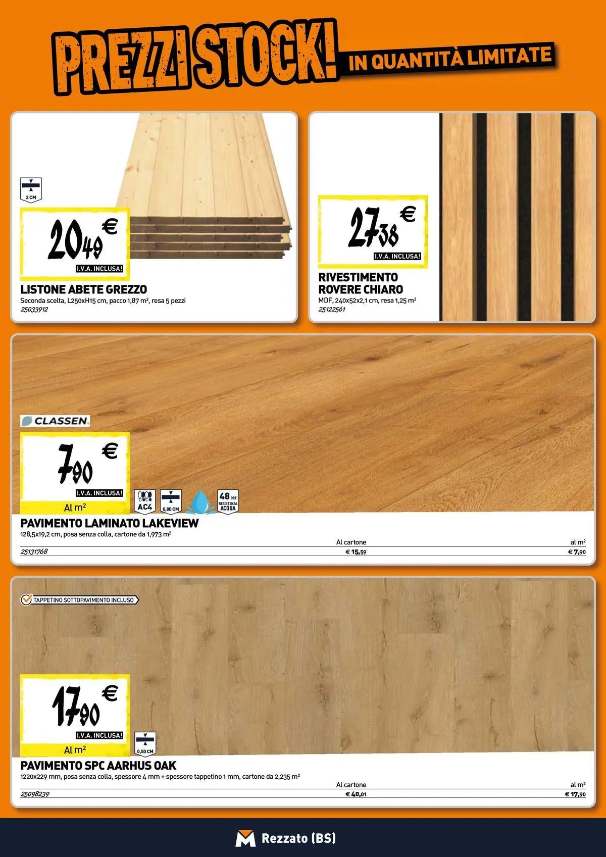 TECNOMAT - Straordinari prezzi stock!