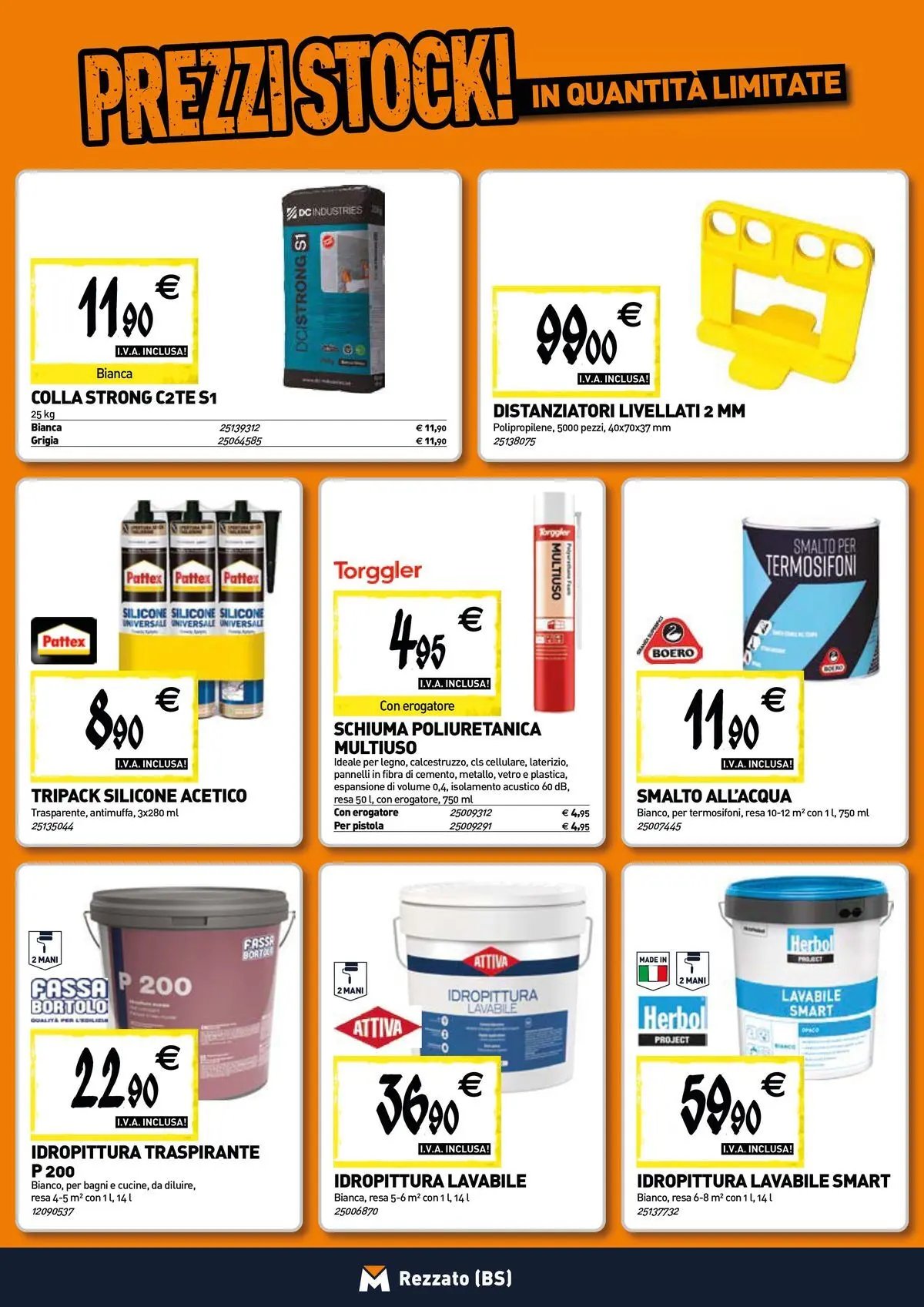 TECNOMAT - Straordinari prezzi stock!