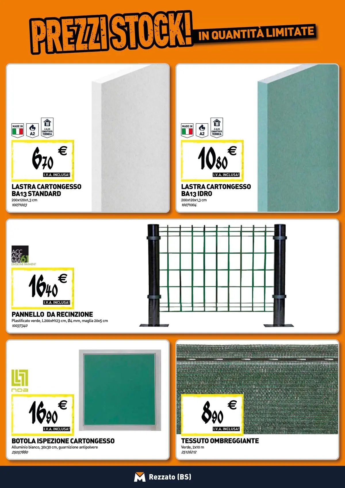 TECNOMAT - Straordinari prezzi stock!