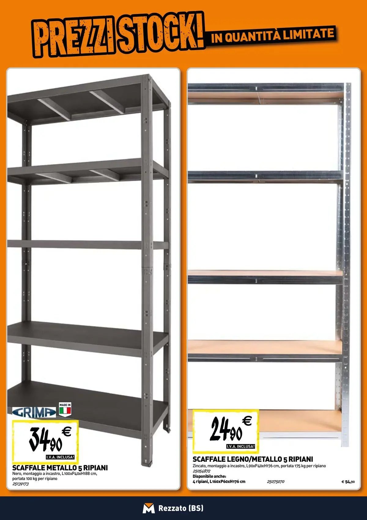 TECNOMAT - Straordinari prezzi stock!