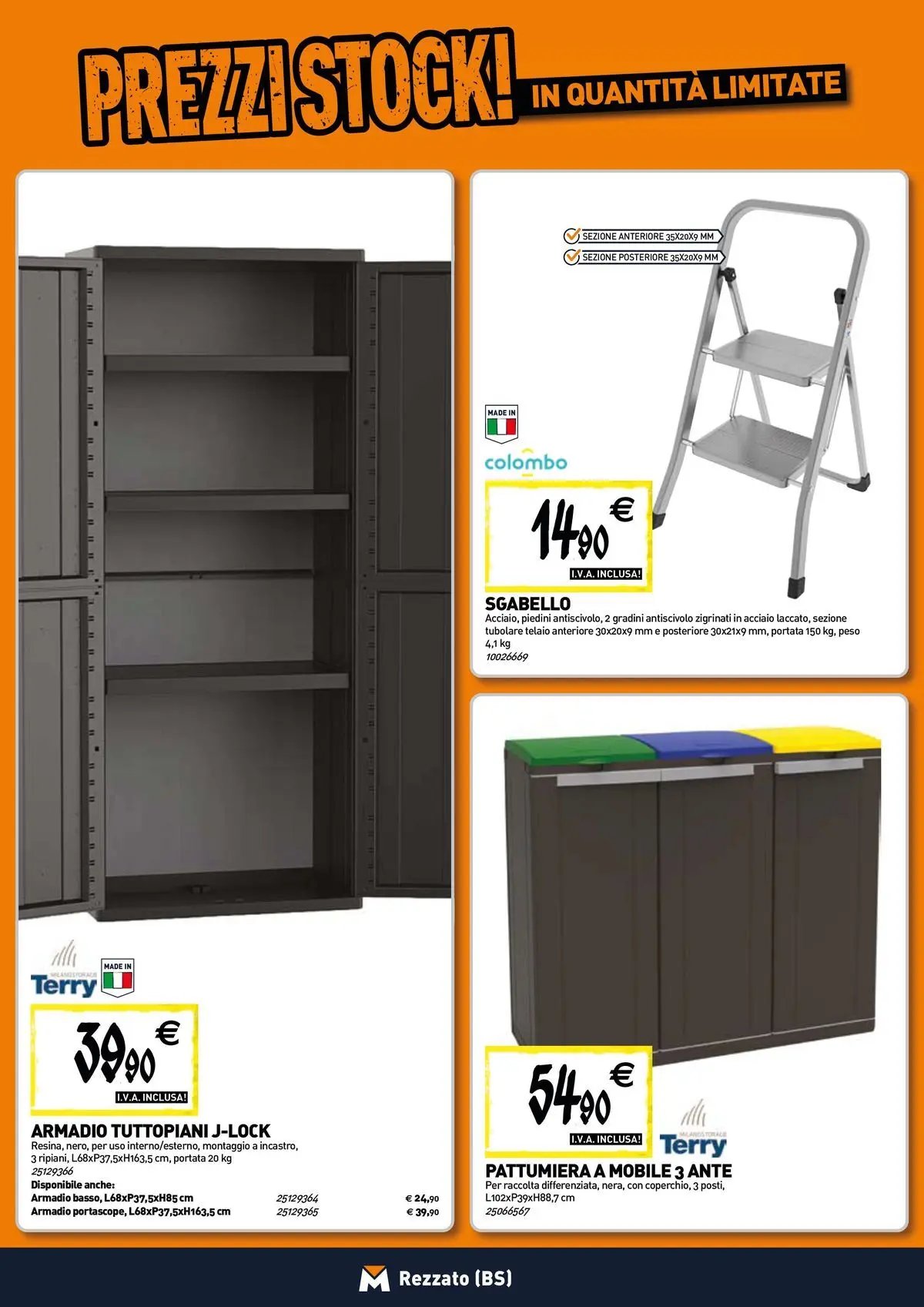 TECNOMAT - Straordinari prezzi stock!