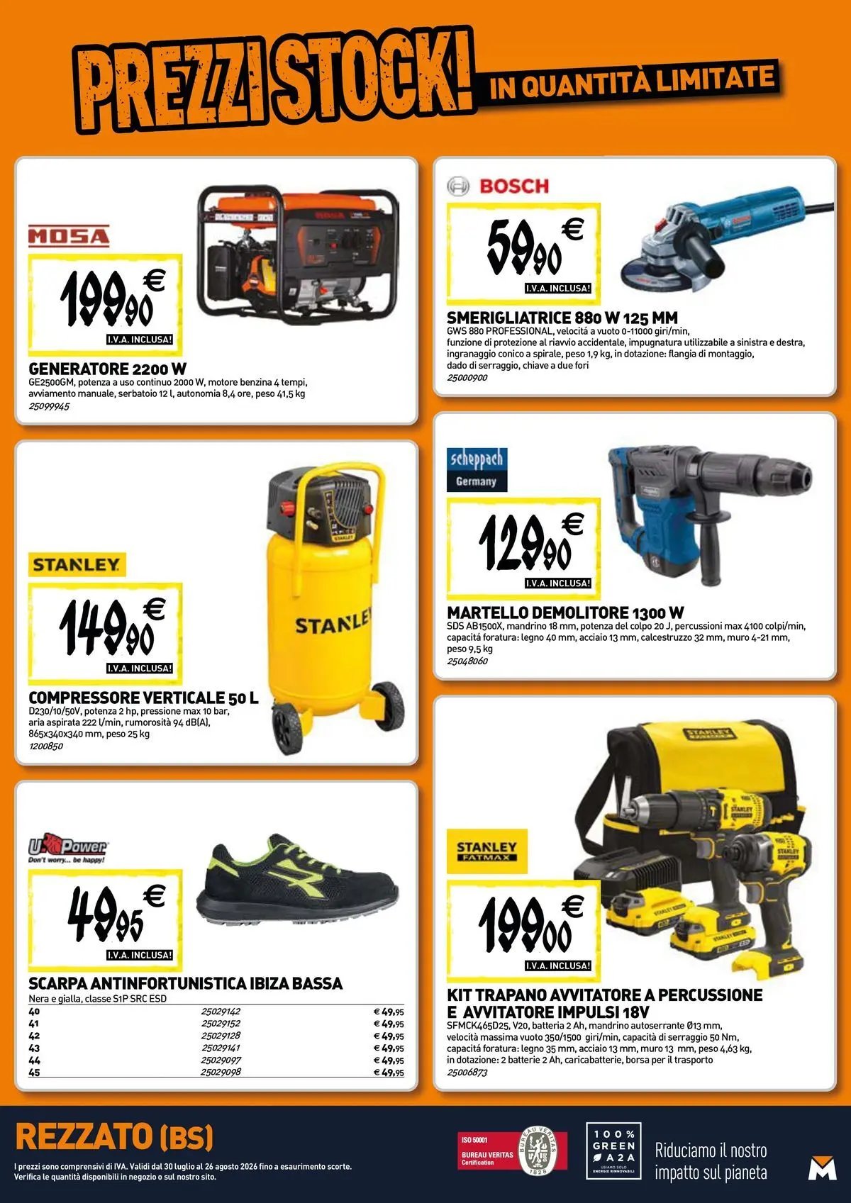 TECNOMAT - Straordinari prezzi stock!
