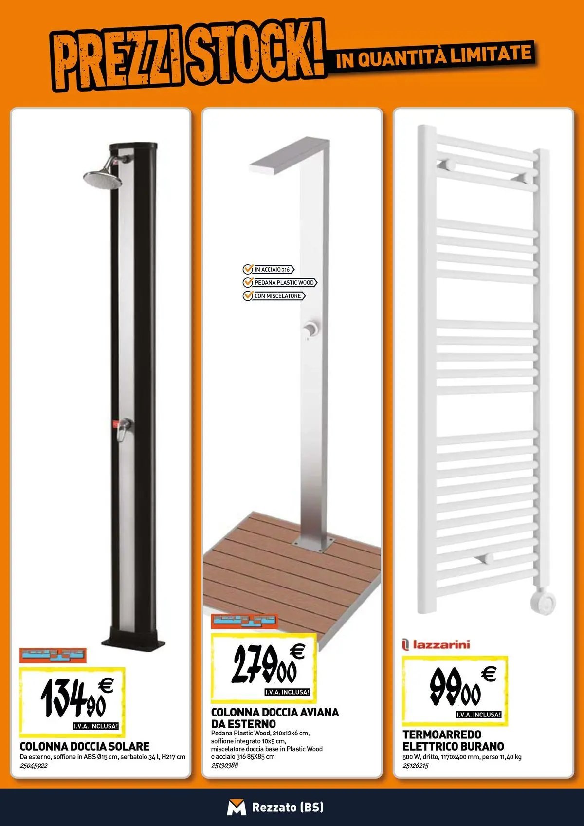 TECNOMAT - Straordinari prezzi stock!