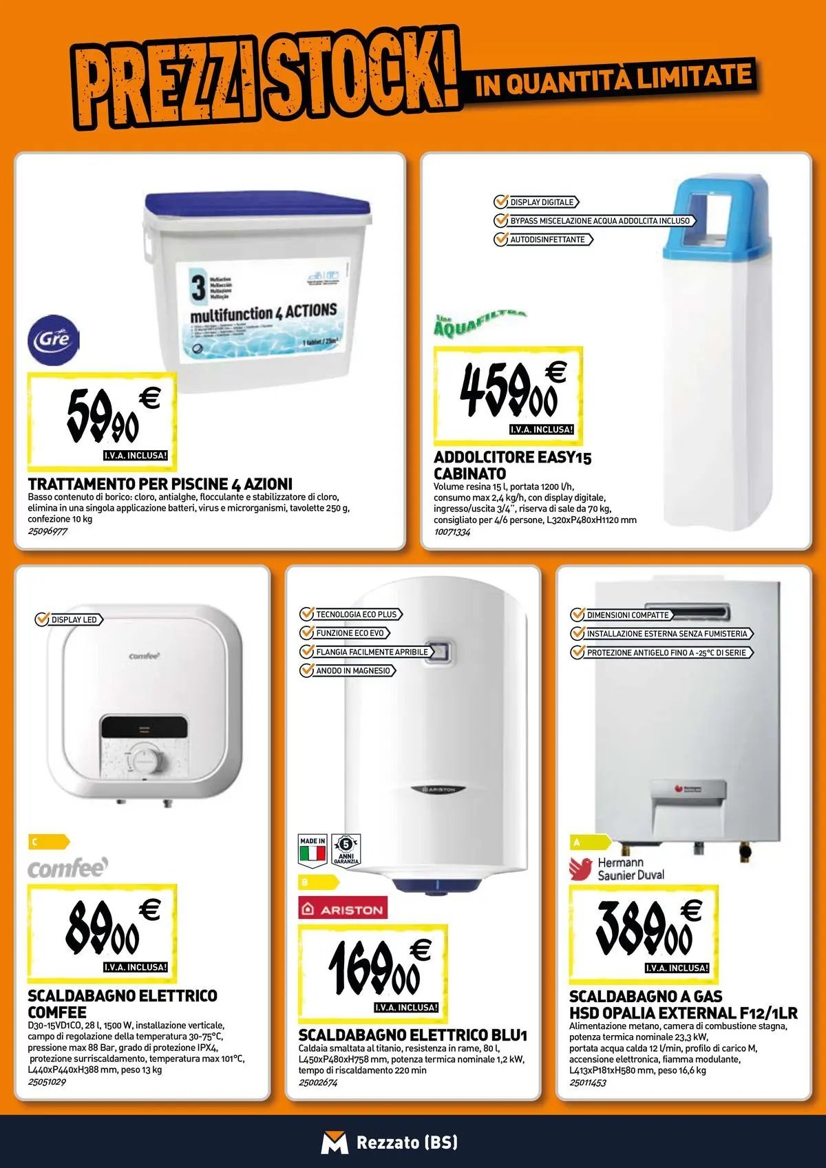 TECNOMAT - Straordinari prezzi stock!