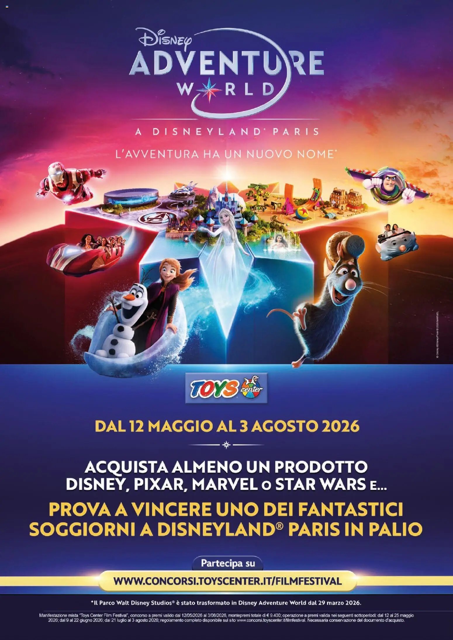 Toys Center volantino Toy Story