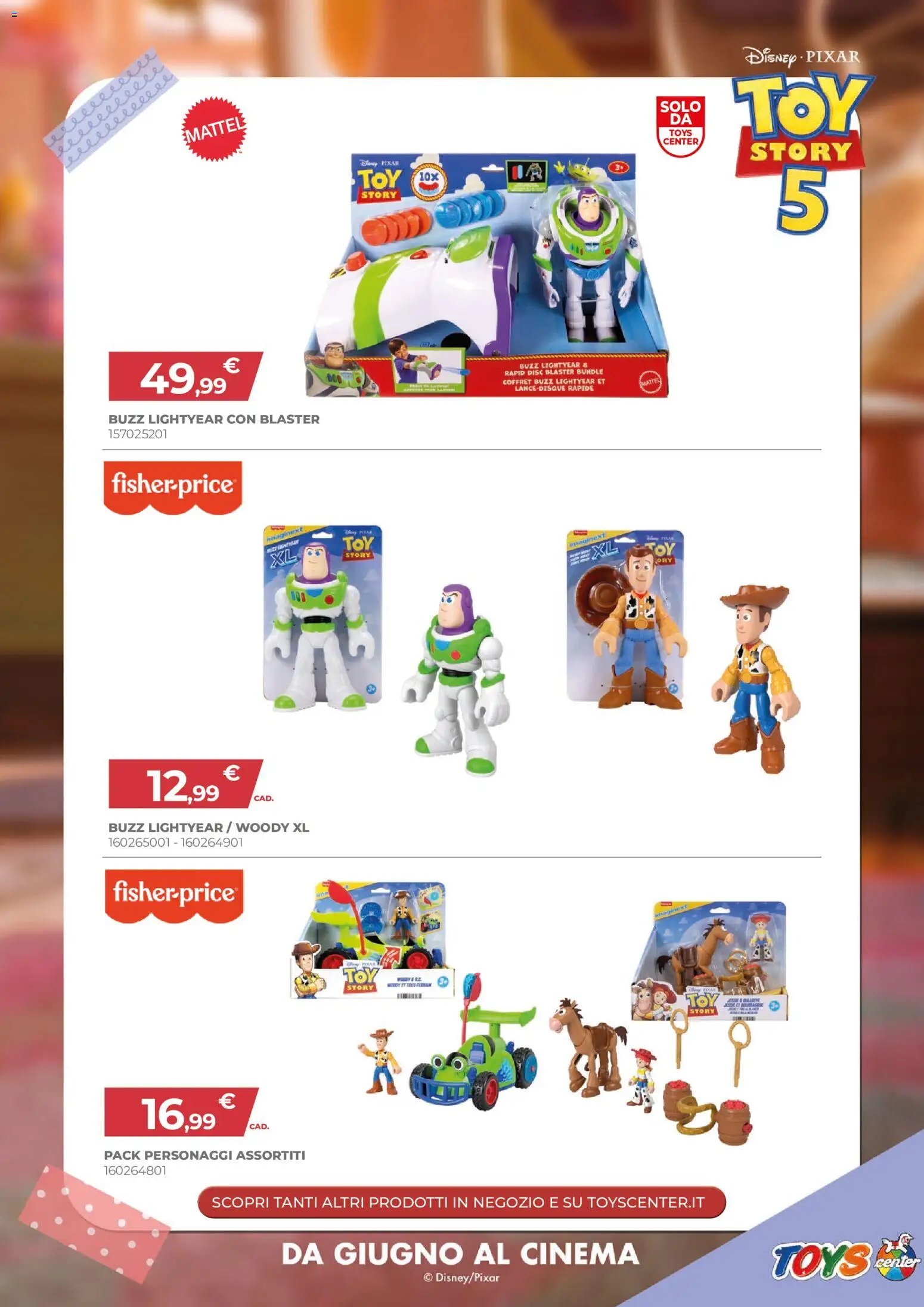 Toys Center volantino Toy Story