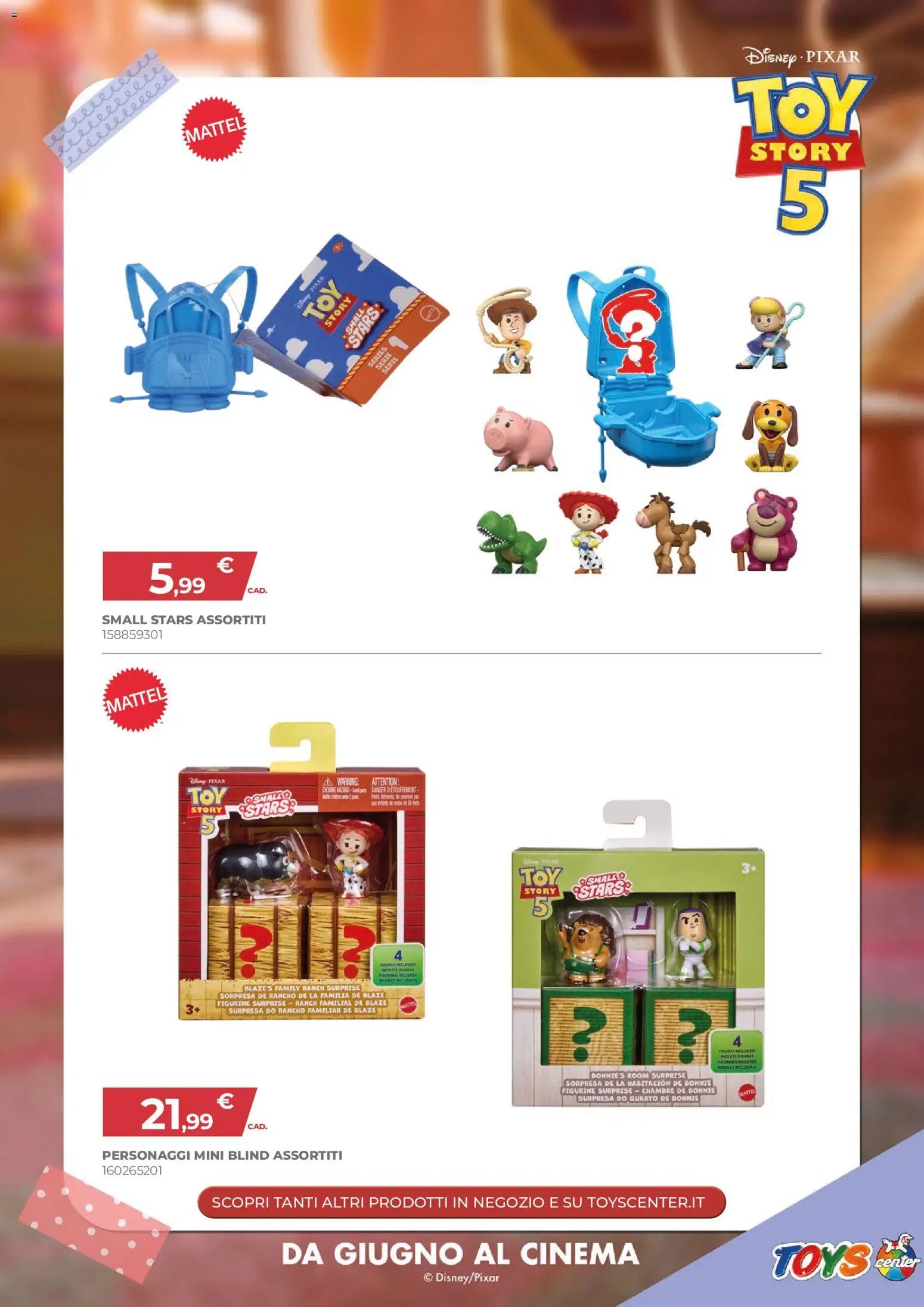 Toys Center volantino Toy Story