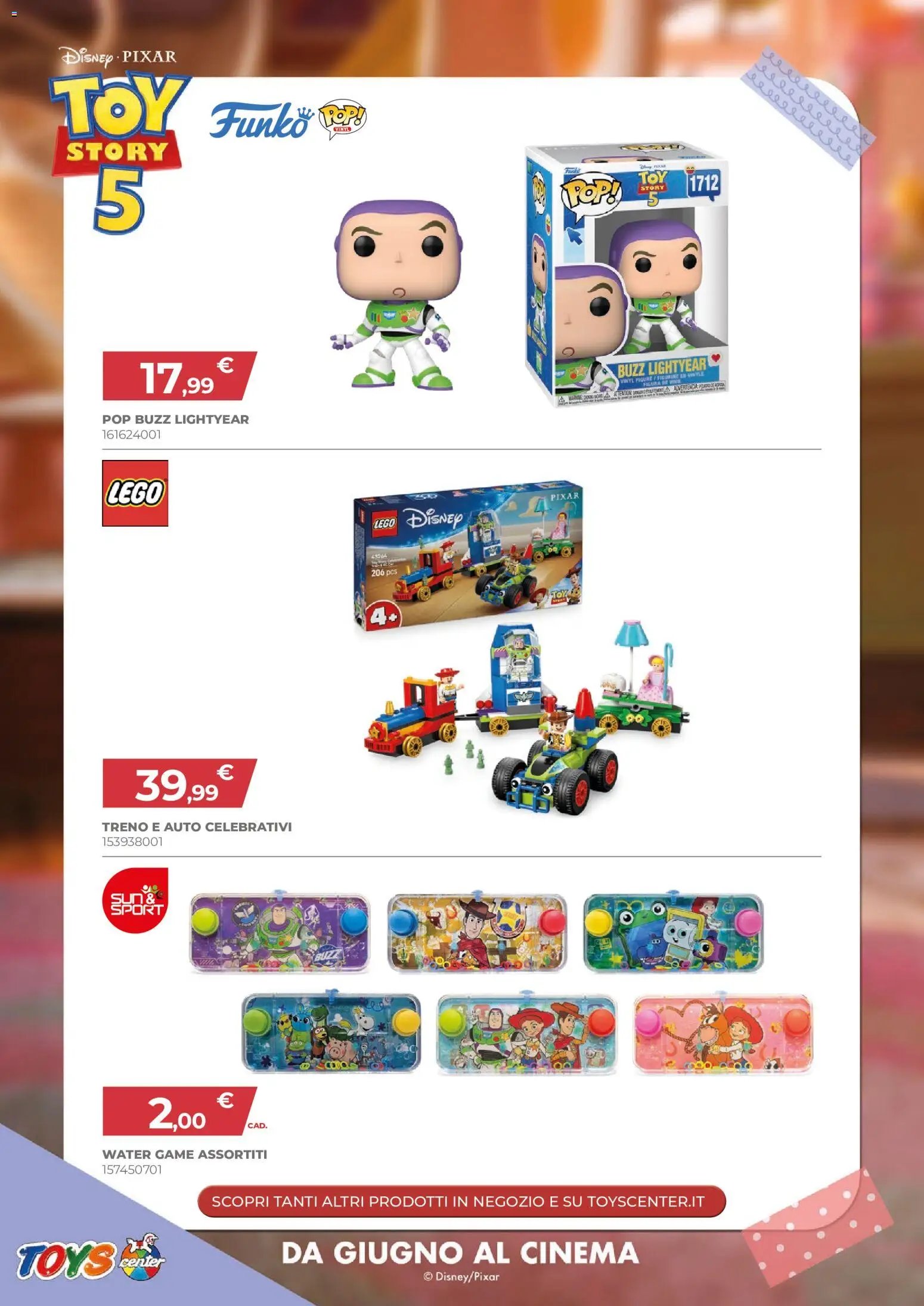 Toys Center volantino Toy Story