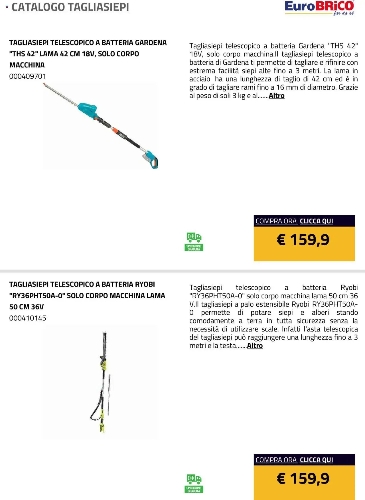 Eurobrico Tagliasiepi catalogo
