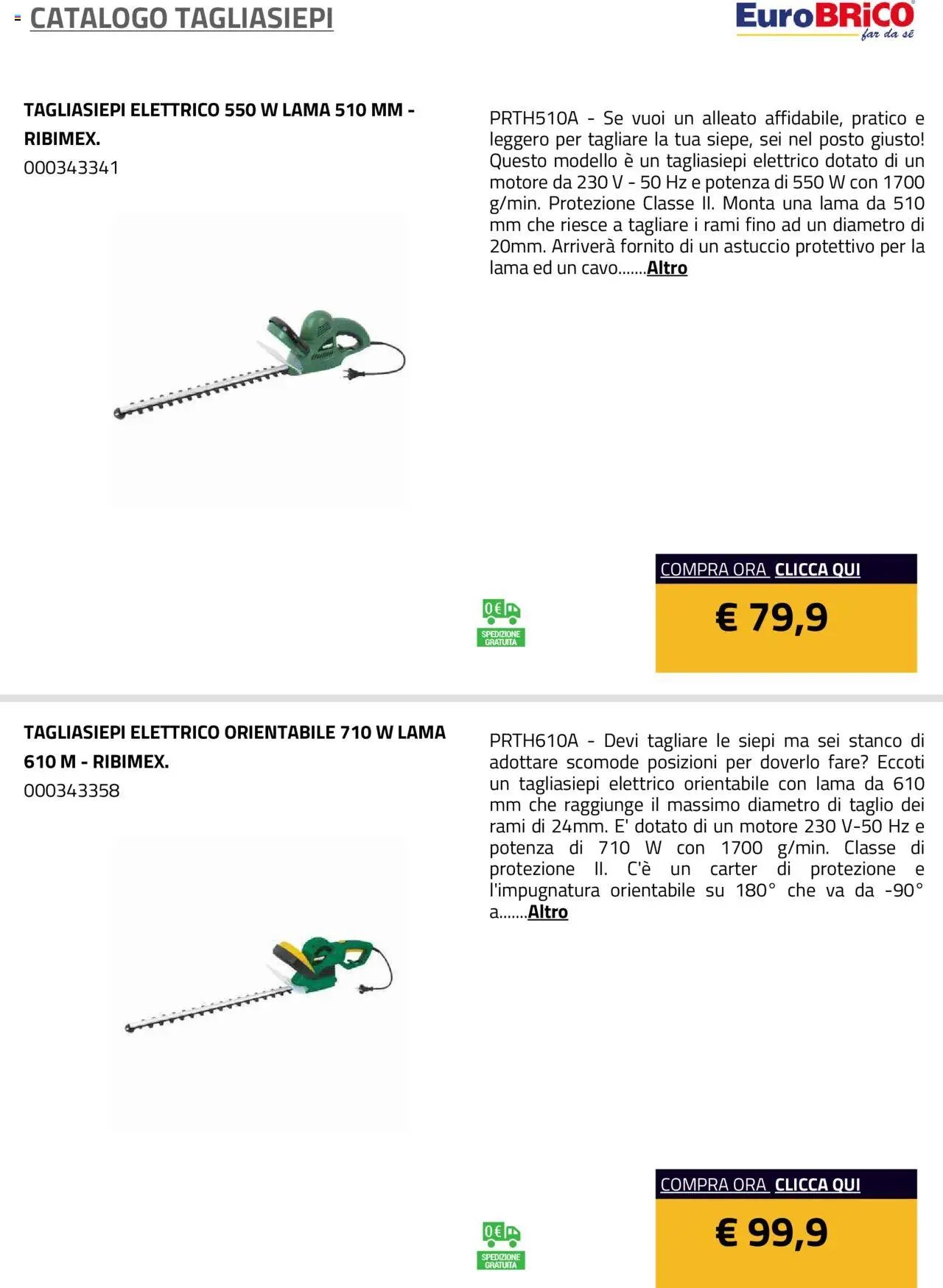 Eurobrico Tagliasiepi catalogo