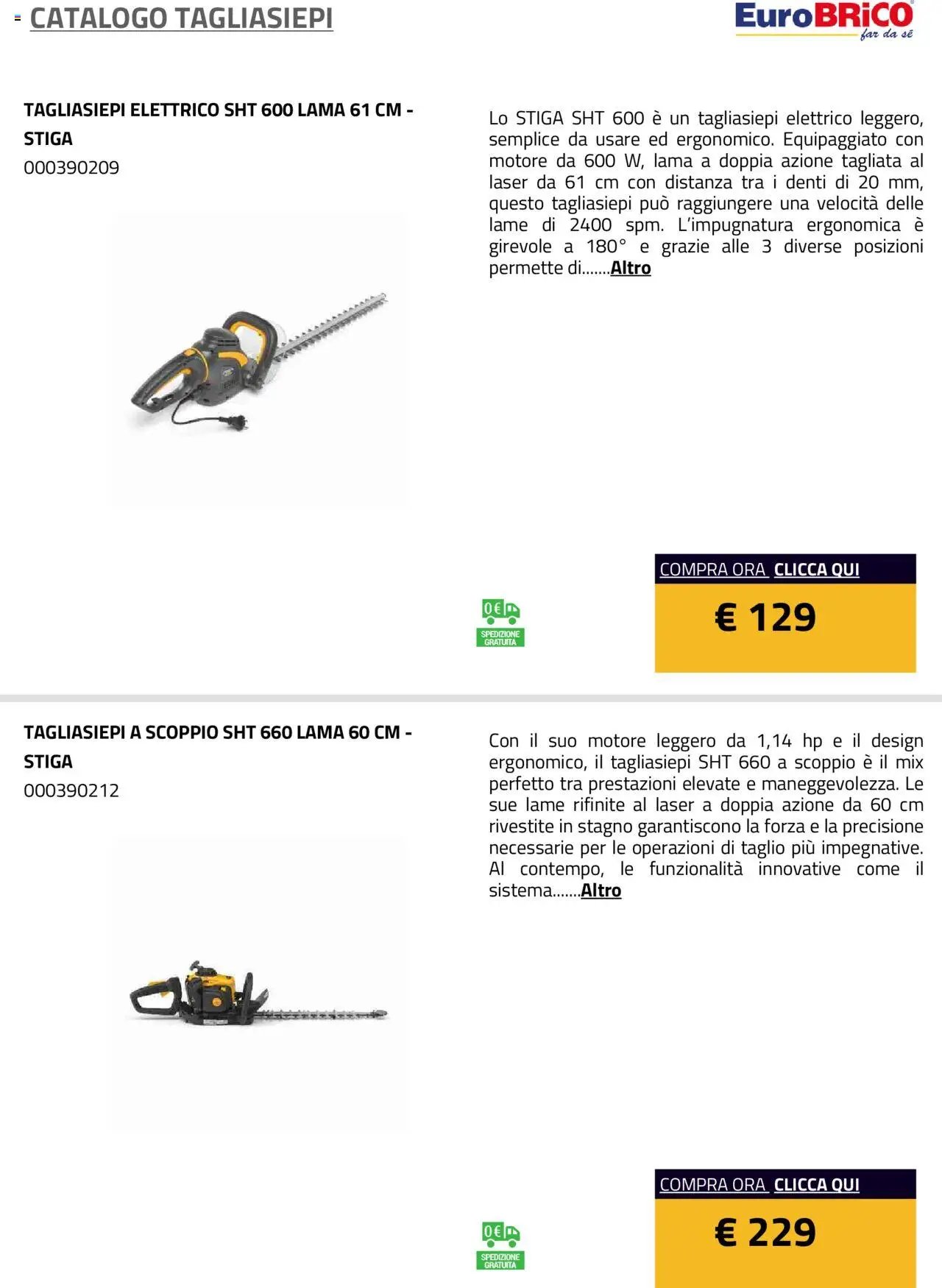 Eurobrico Tagliasiepi catalogo