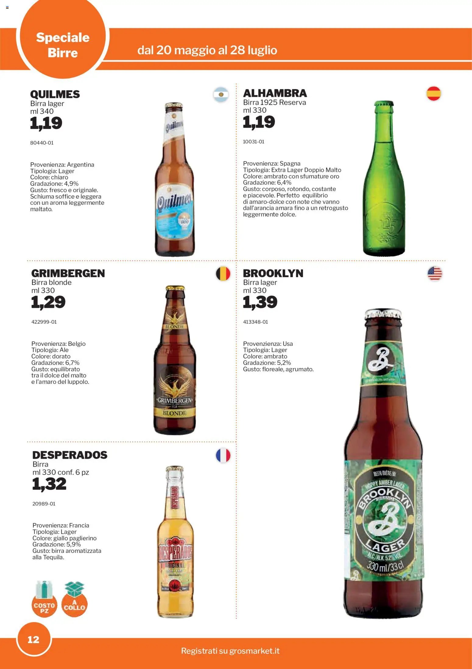 Sogegross volantino Birre (2026-05-20 - 2026-07-28)