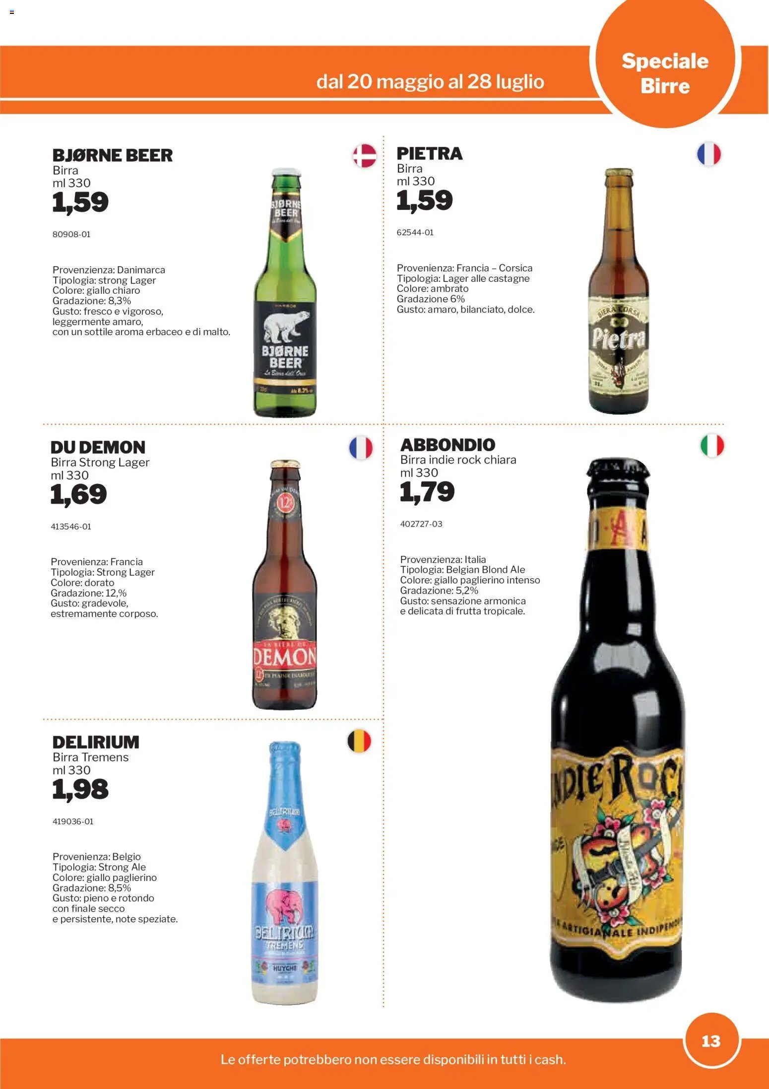 Sogegross volantino Birre (2026-05-20 - 2026-07-28)
