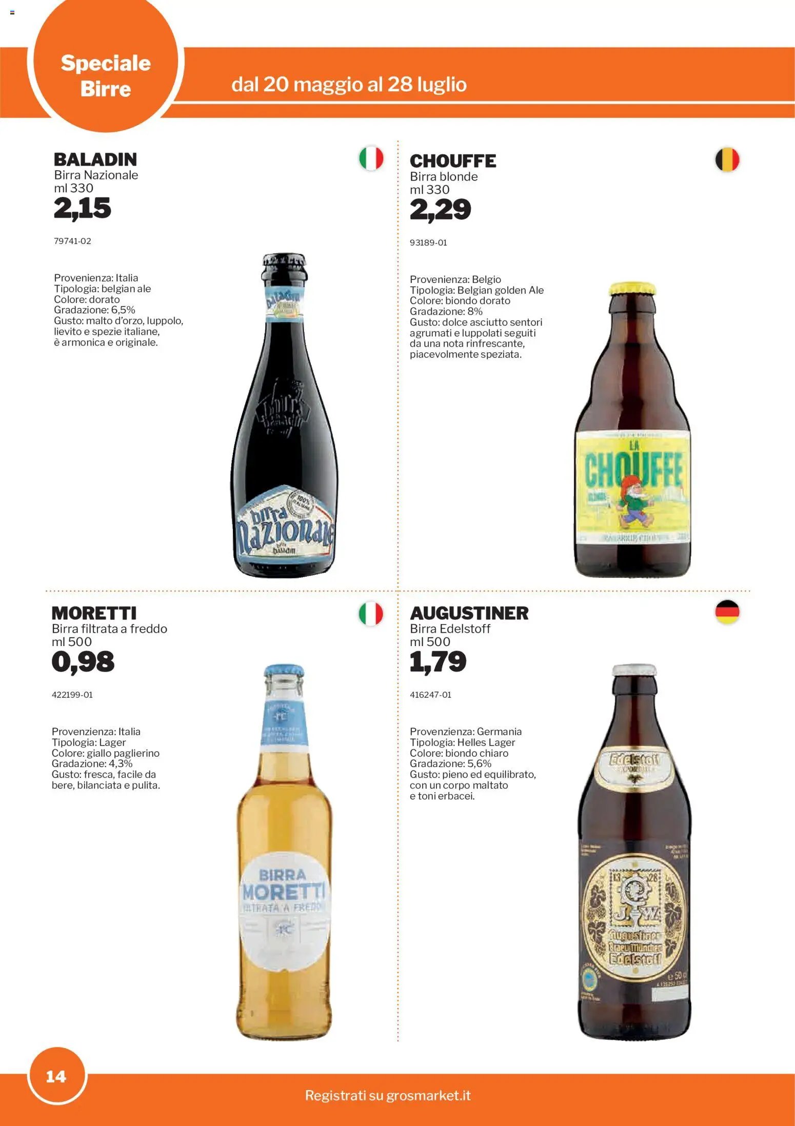 Sogegross volantino Birre (2026-05-20 - 2026-07-28)