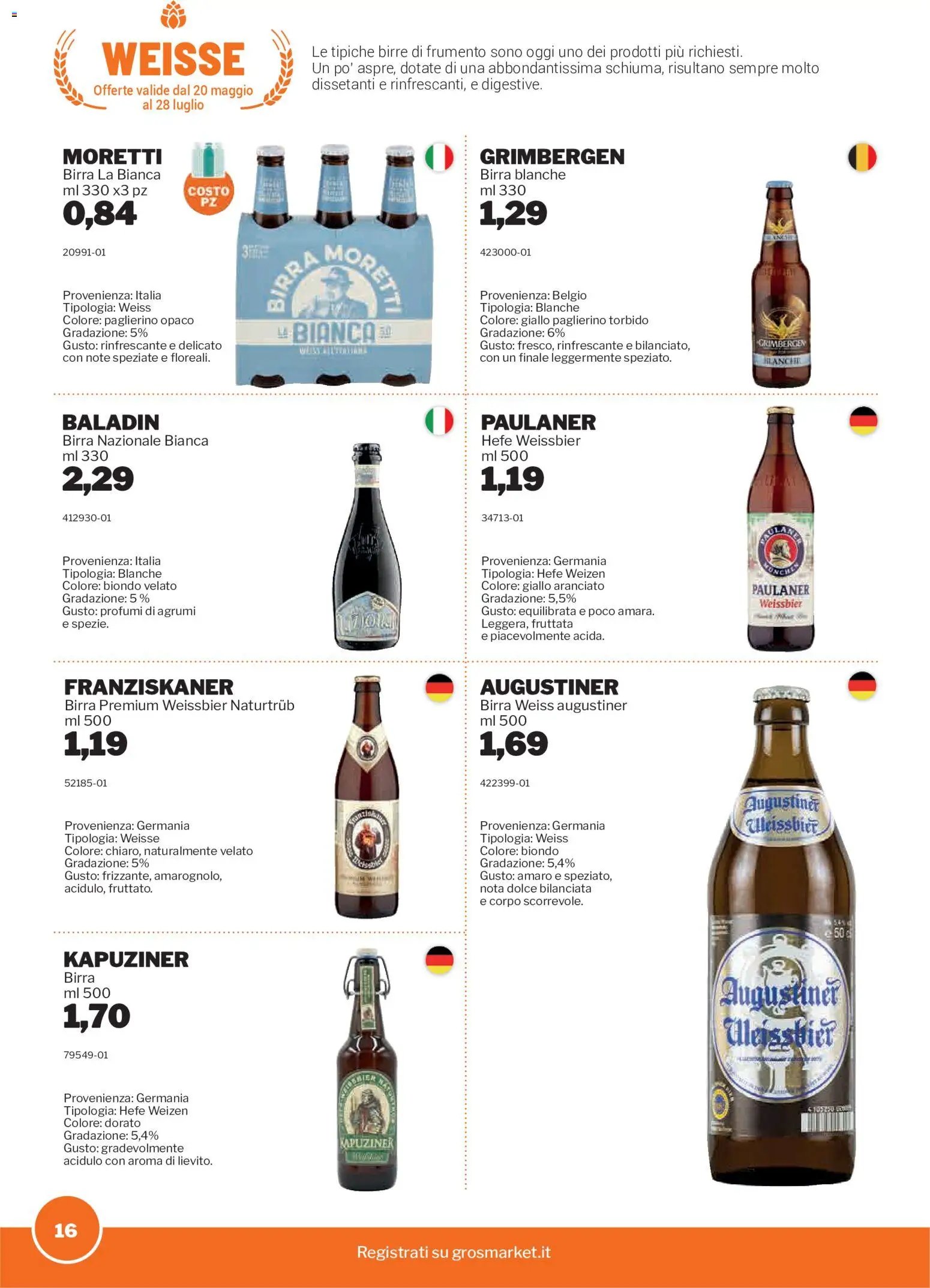 Sogegross volantino Birre (2026-05-20 - 2026-07-28)