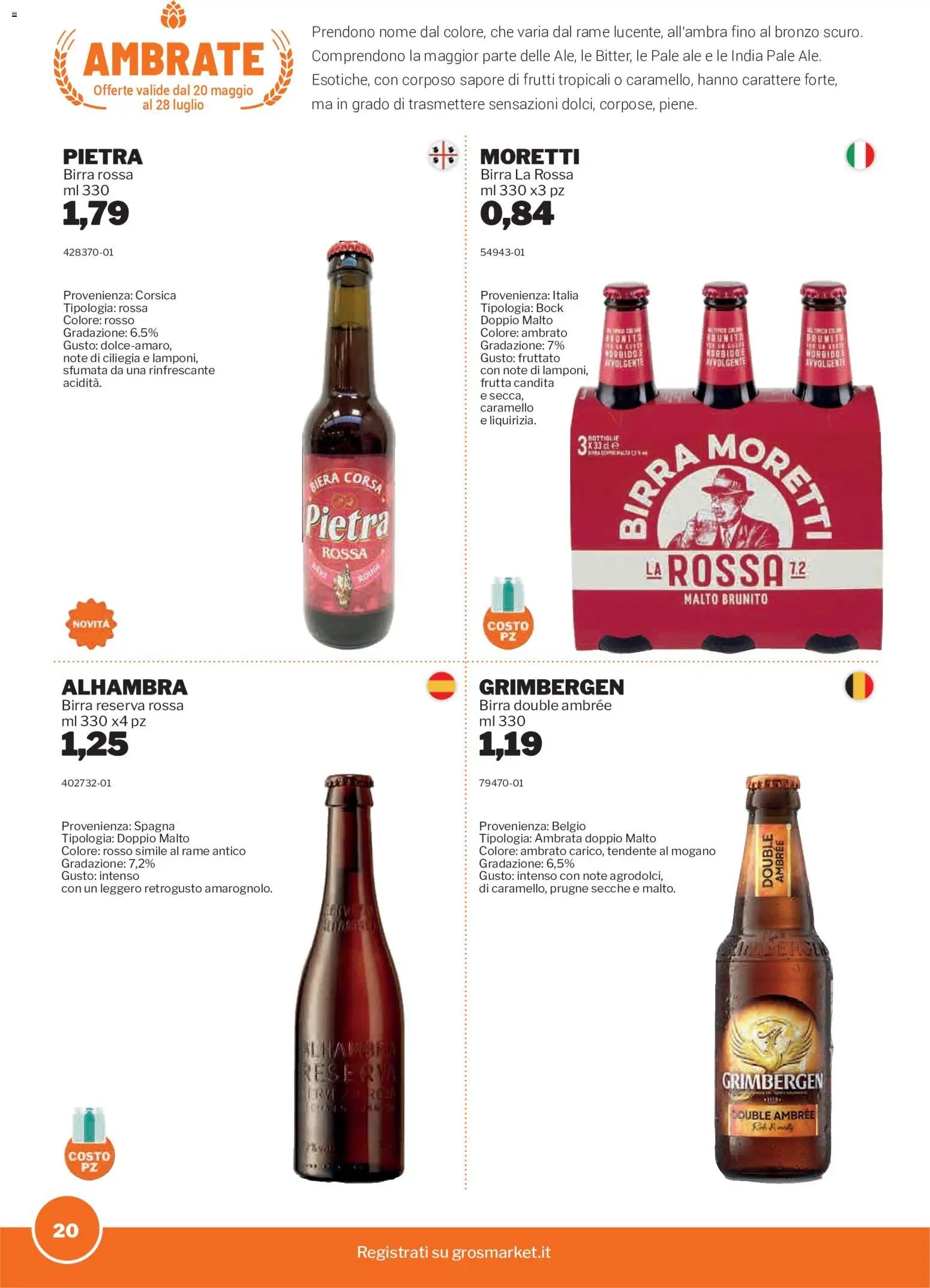 Sogegross volantino Birre (2026-05-20 - 2026-07-28)