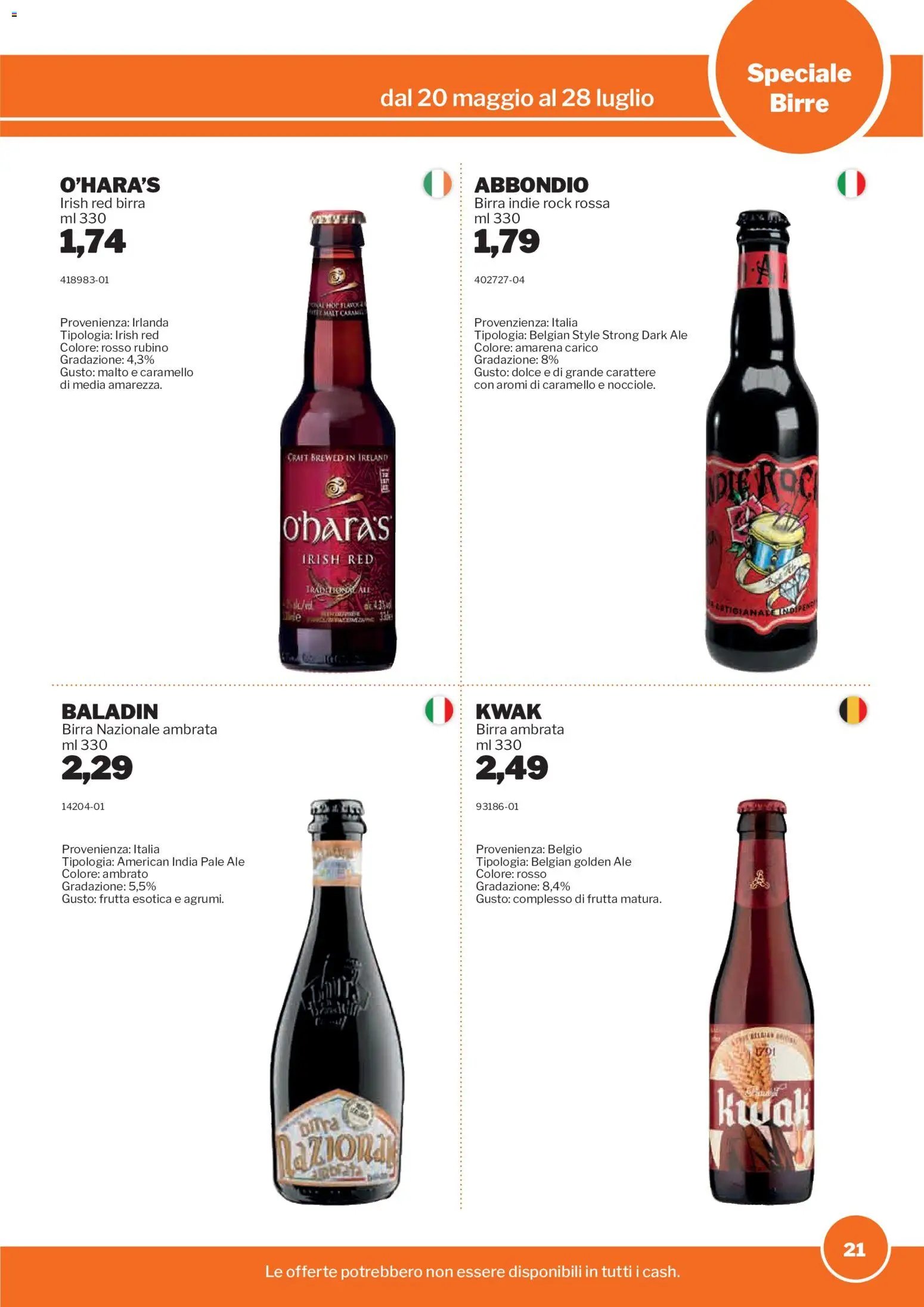 Sogegross volantino Birre (2026-05-20 - 2026-07-28)