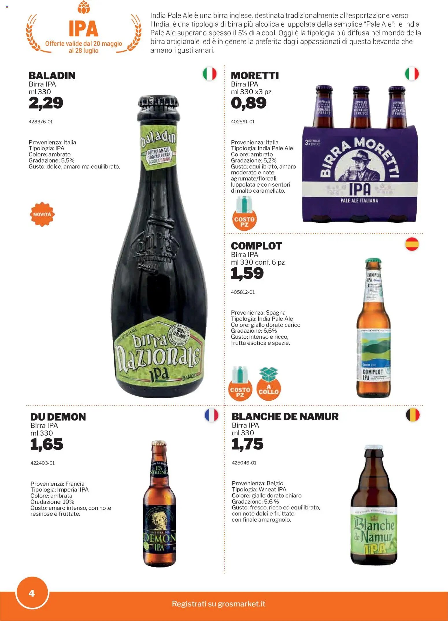 Sogegross volantino Birre (2026-05-20 - 2026-07-28)