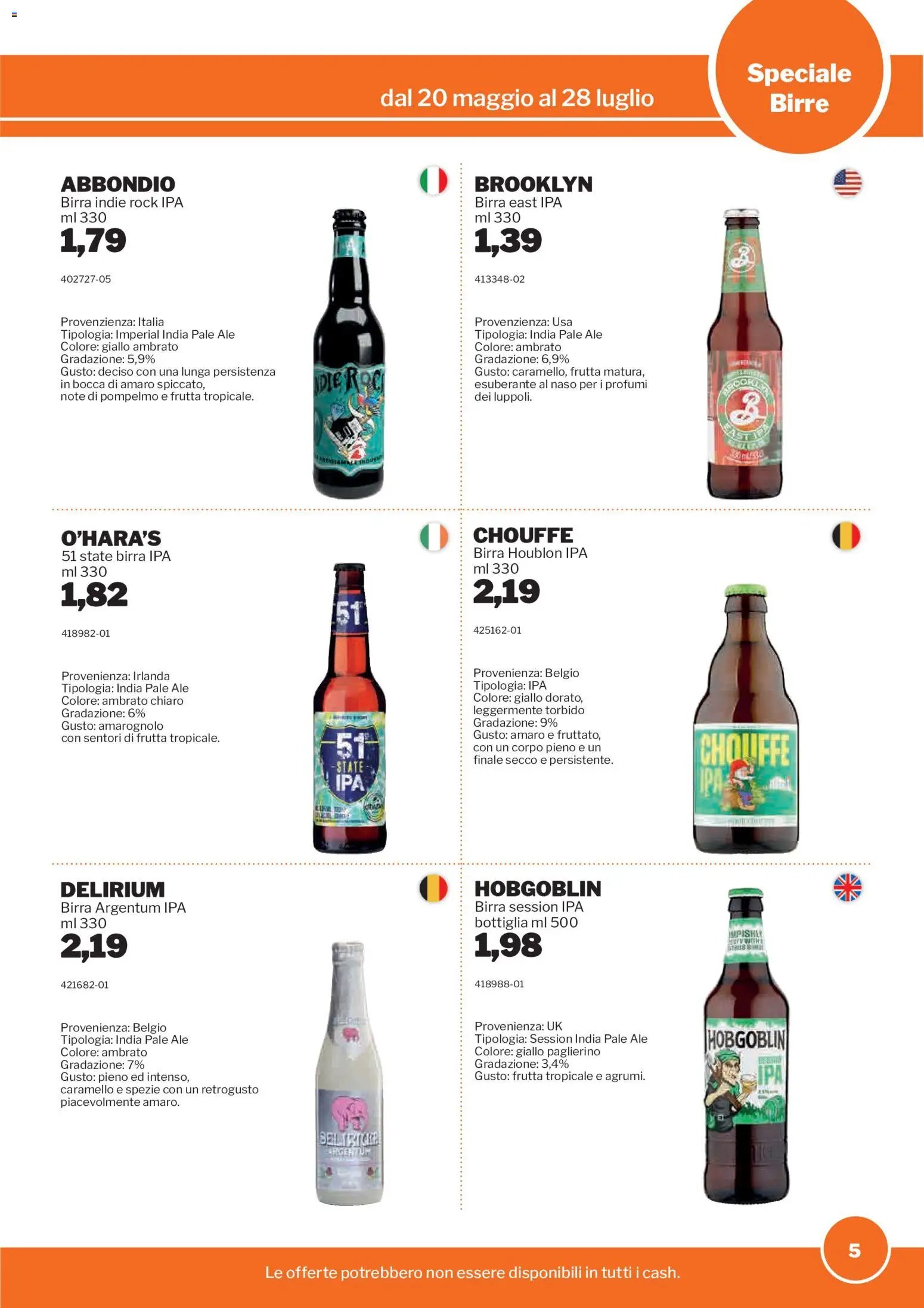 Sogegross volantino Birre (2026-05-20 - 2026-07-28)