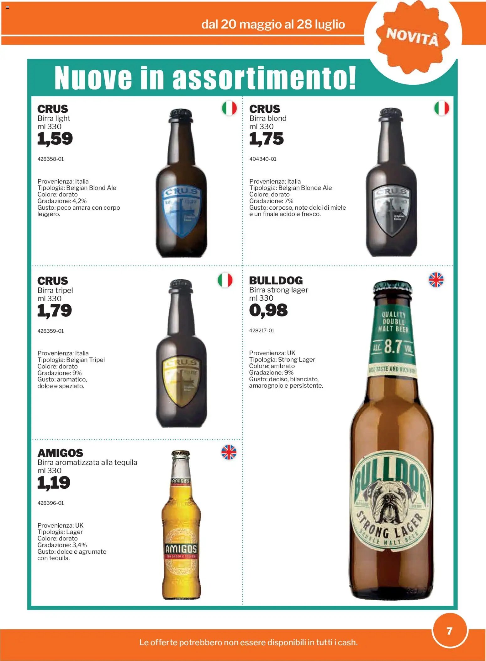 Sogegross volantino Birre (2026-05-20 - 2026-07-28)