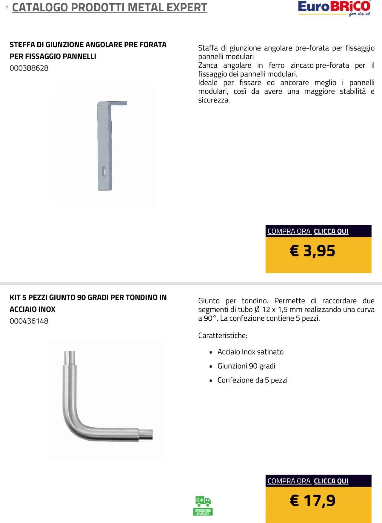 Eurobrico Prodotti Metal Expert catalogo