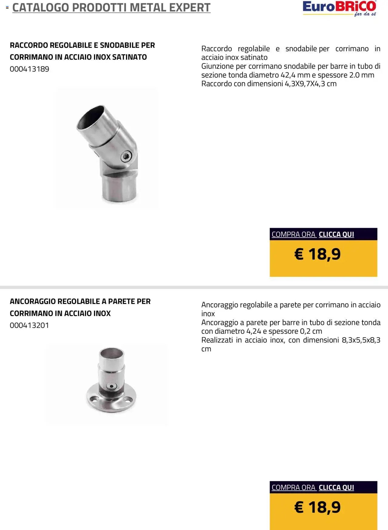 Eurobrico Prodotti Metal Expert catalogo