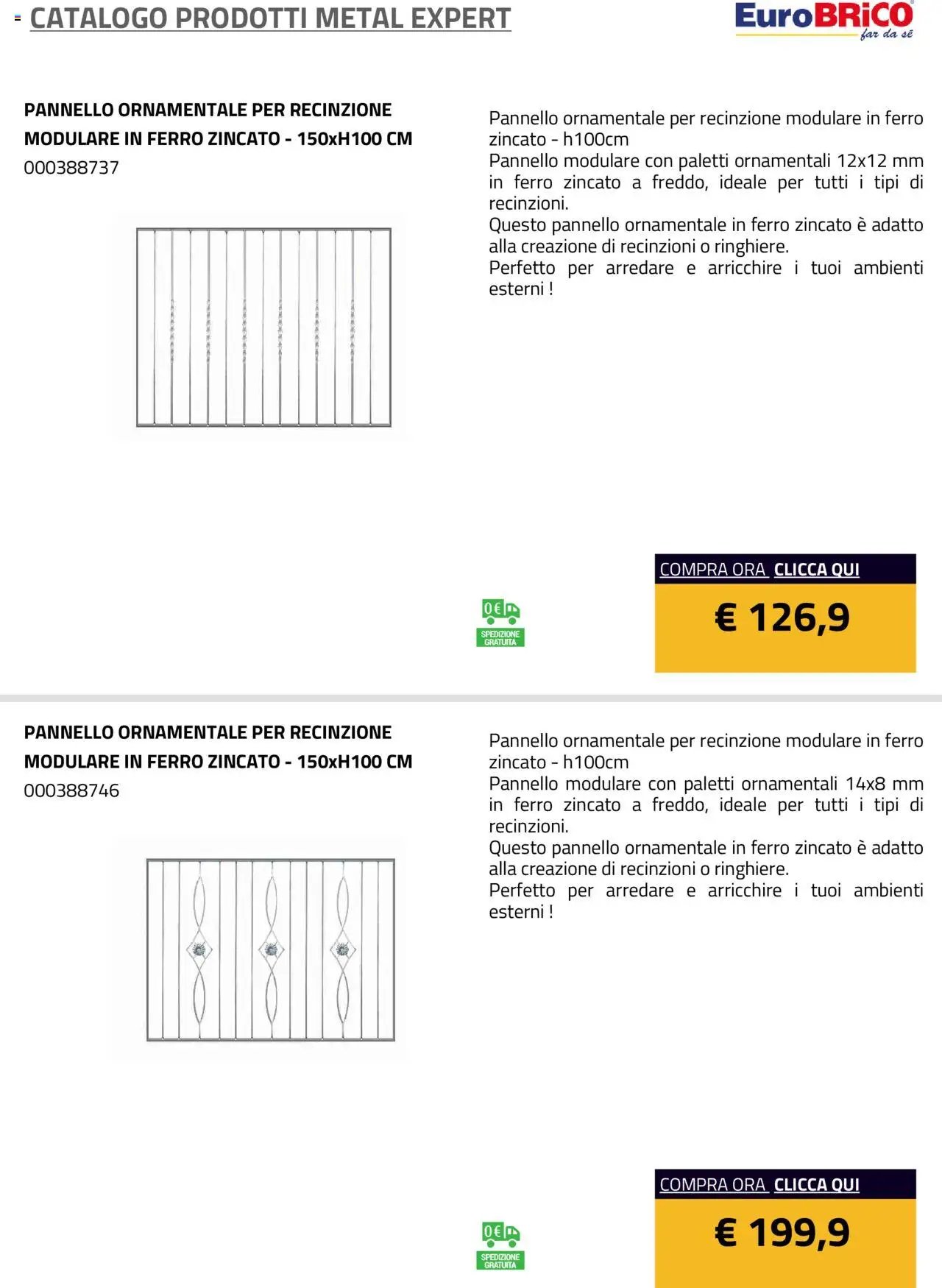 Eurobrico Prodotti Metal Expert catalogo