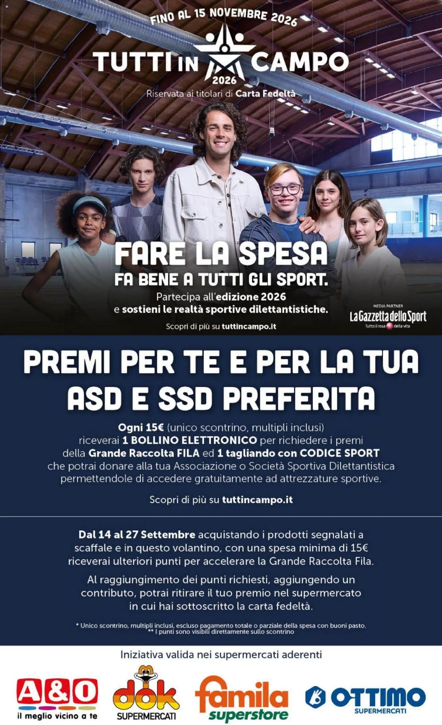 DOK volantino Grande Raccolta Fila
