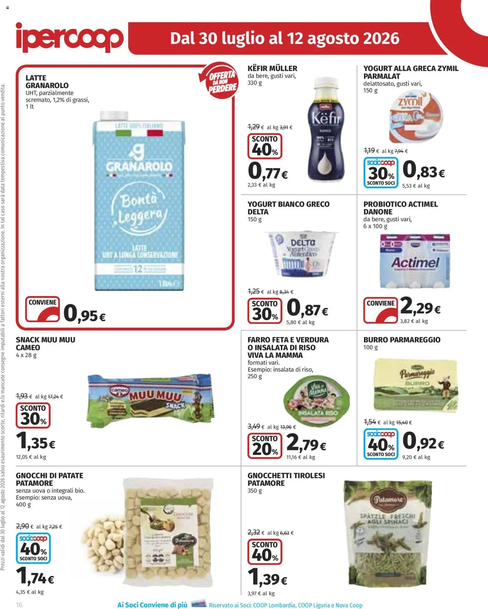 Ipercoop volantino Milano Bonola