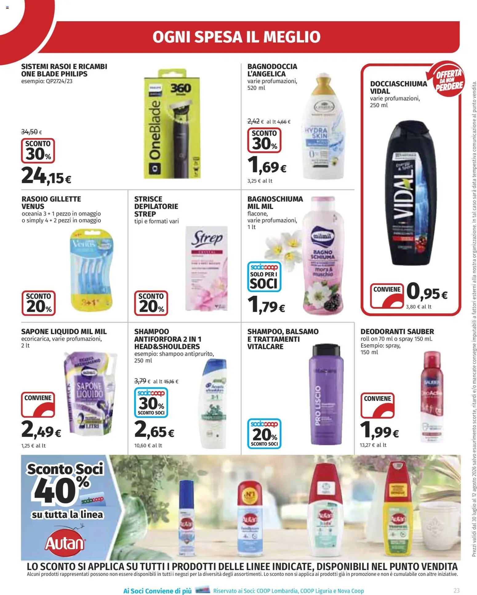 Ipercoop volantino Milano Bonola