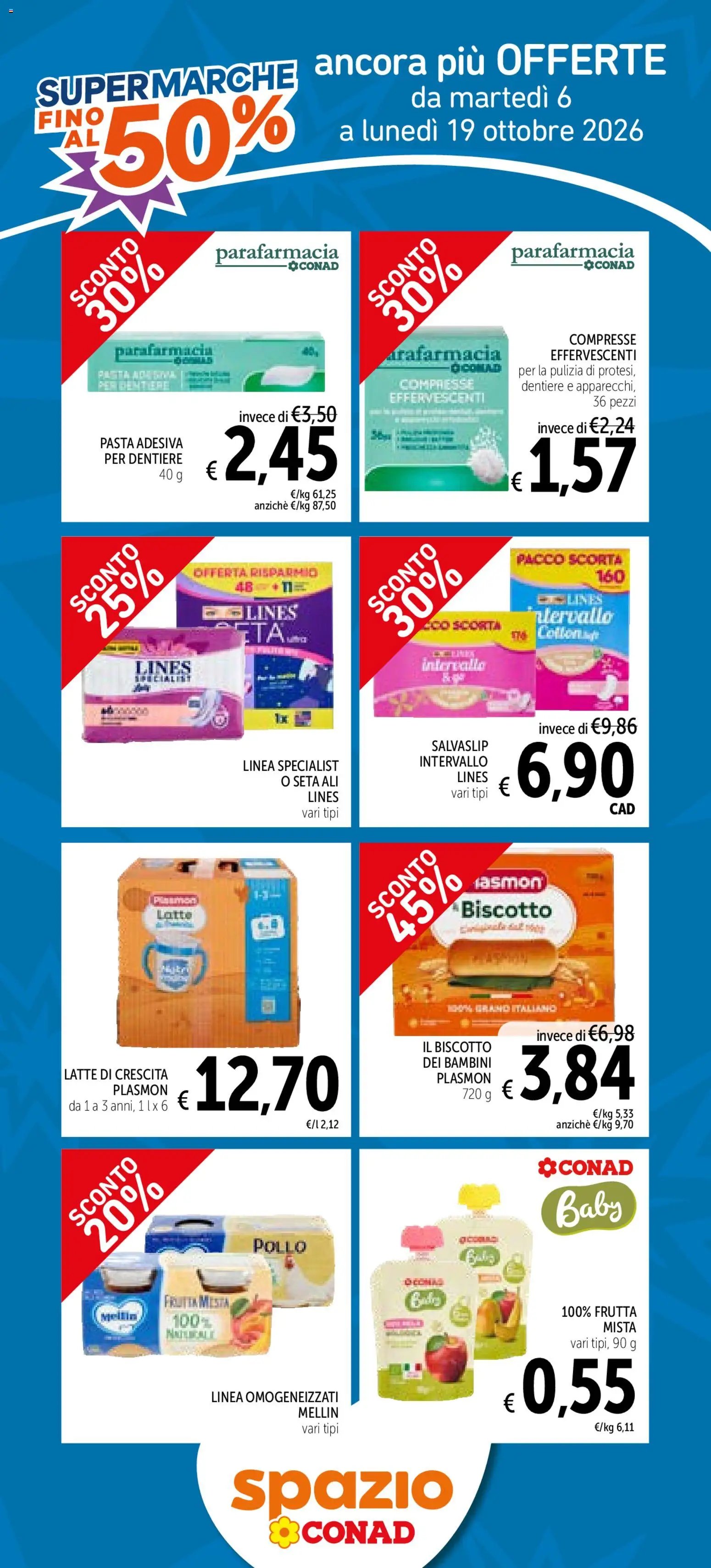 Spazio Conad volantino Ancora più offerte