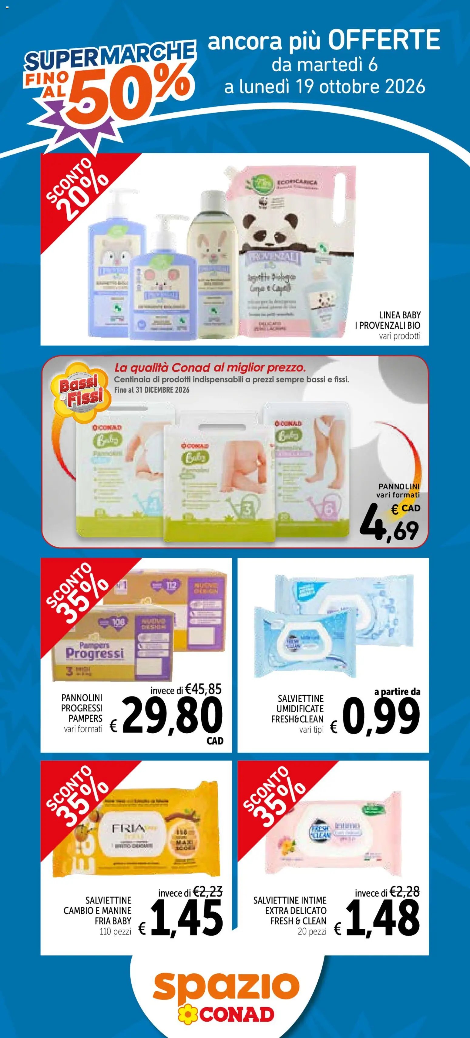 Spazio Conad volantino Ancora più offerte
