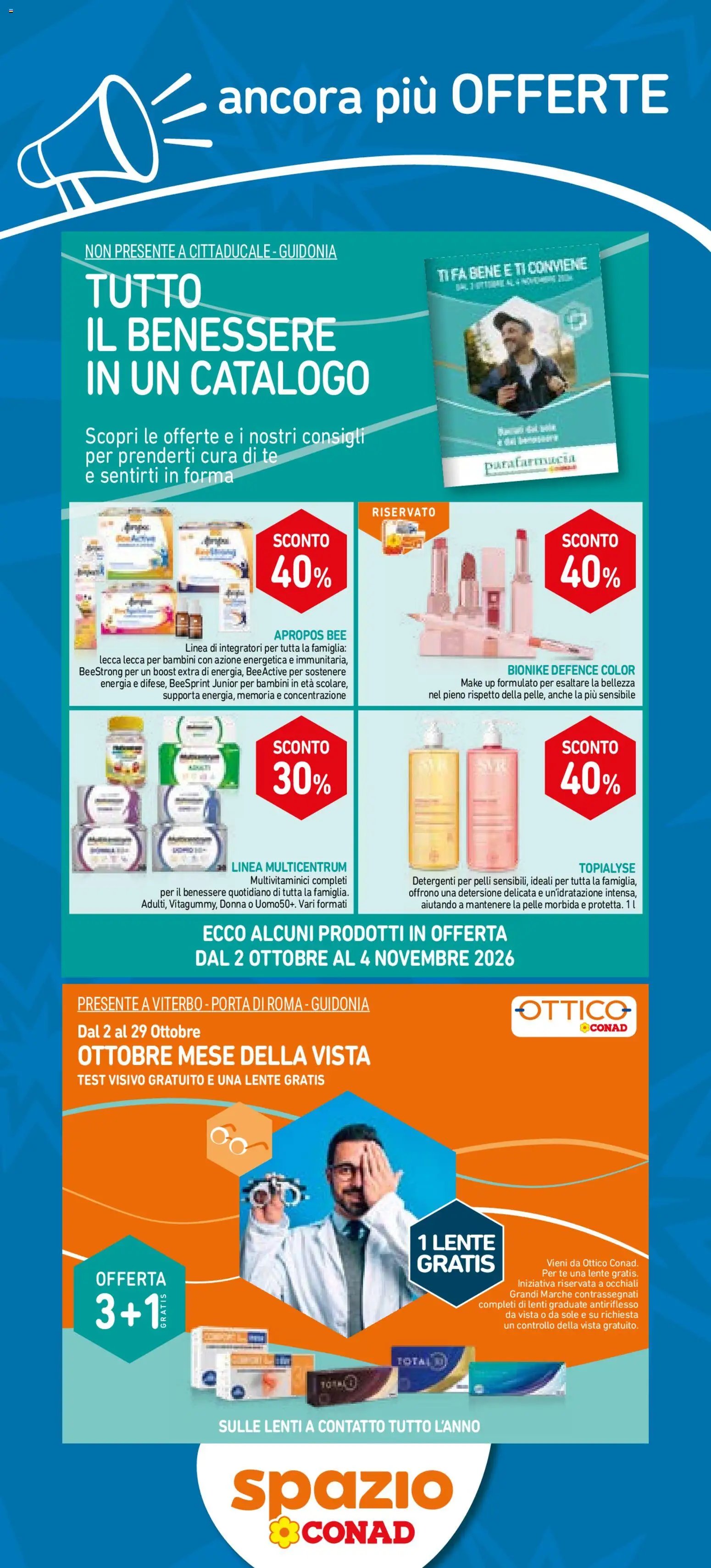 Spazio Conad volantino Ancora più offerte