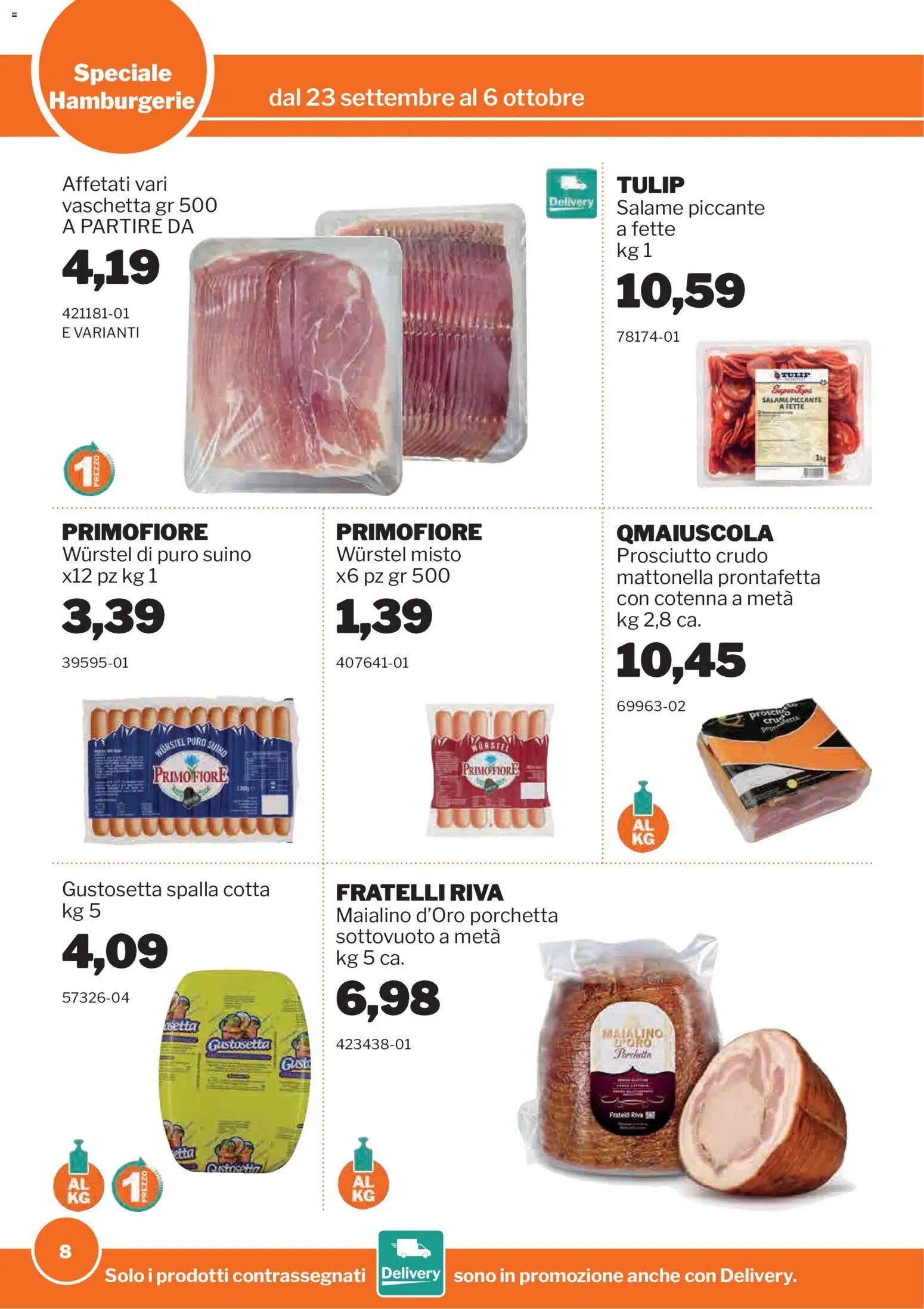 Sogegross volantino Hamburgerie