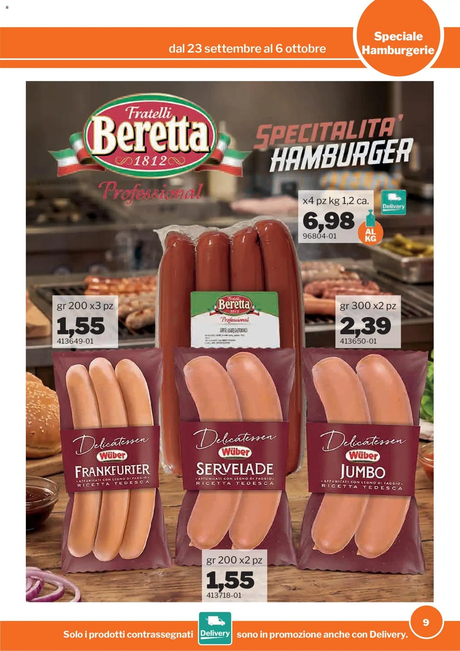 Sogegross volantino Hamburgerie