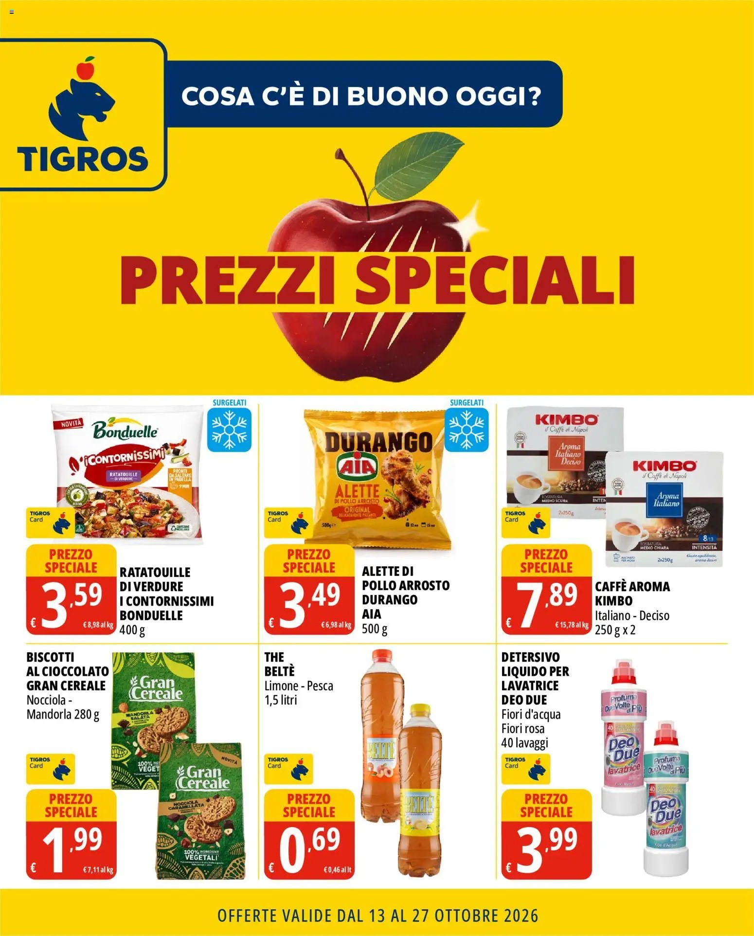 Tigros volantino Prezzi Speciali