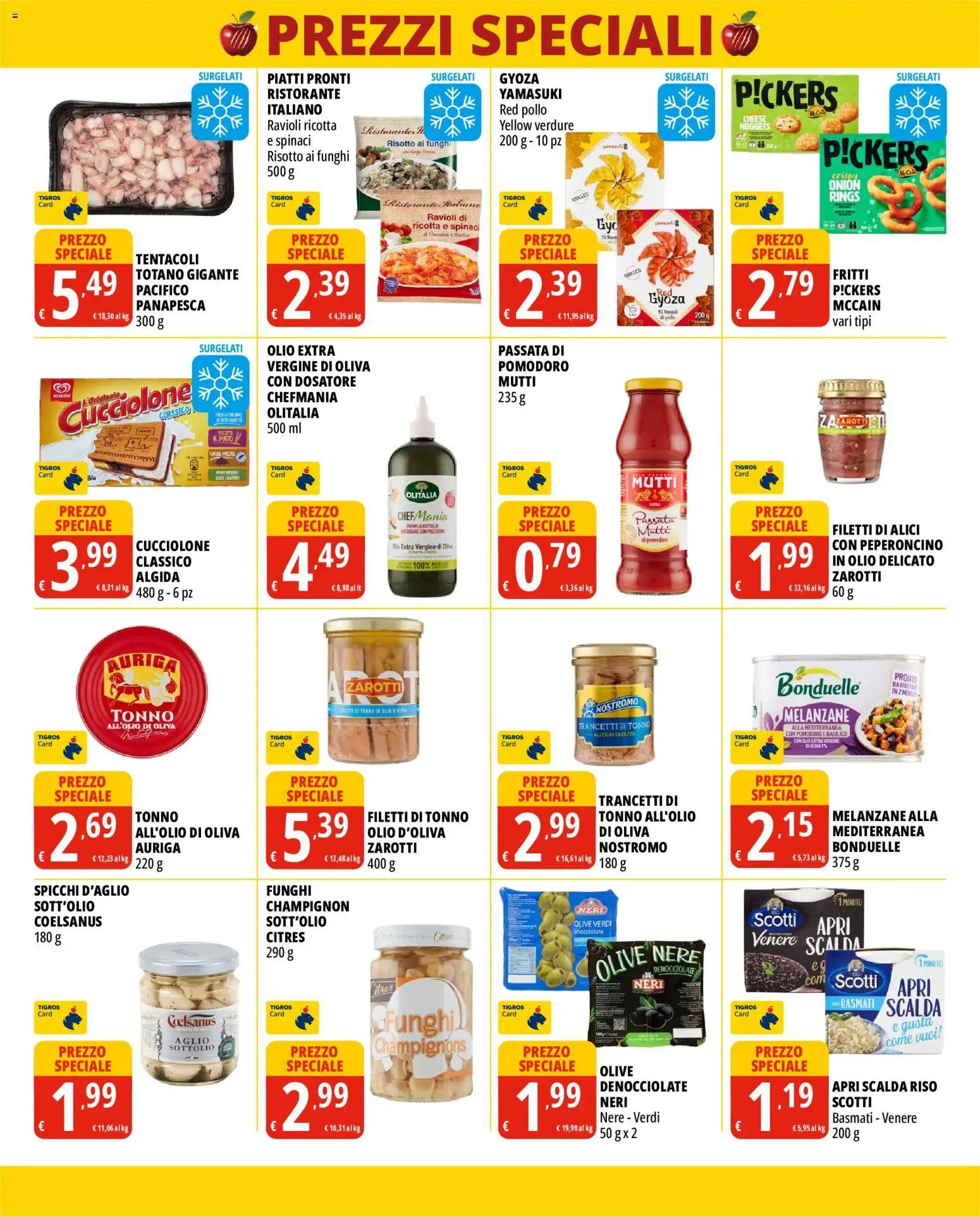 Tigros volantino Prezzi Speciali