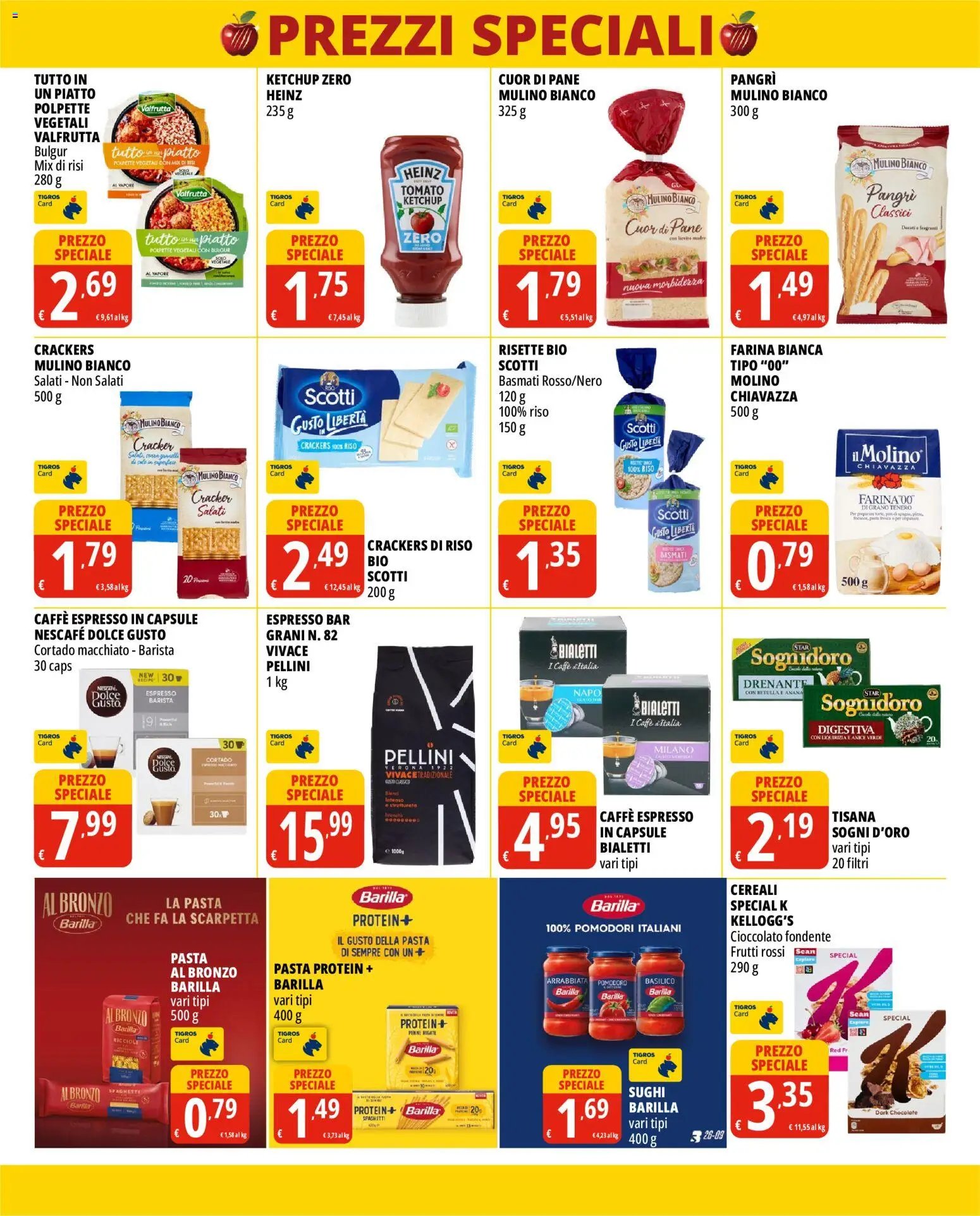Tigros volantino Prezzi Speciali
