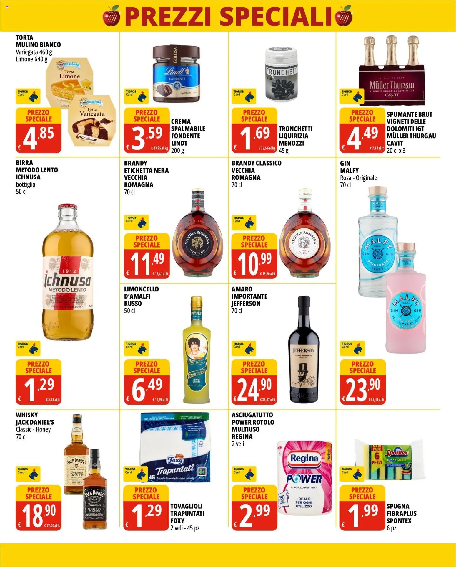 Tigros volantino Prezzi Speciali