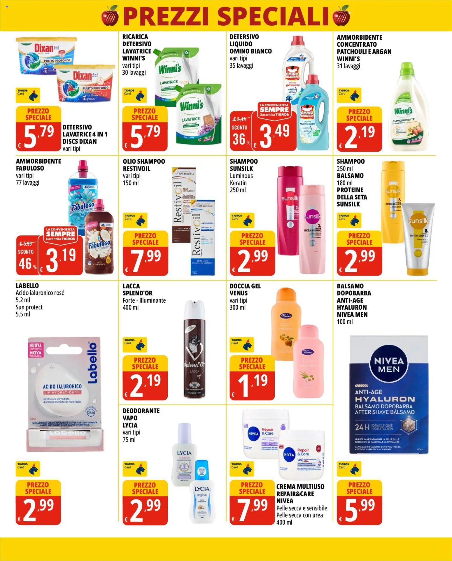Tigros volantino Prezzi Speciali