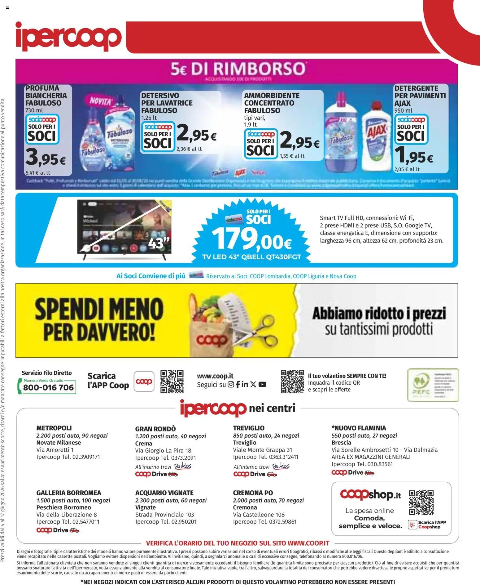 Ipercoop volantino Brescia