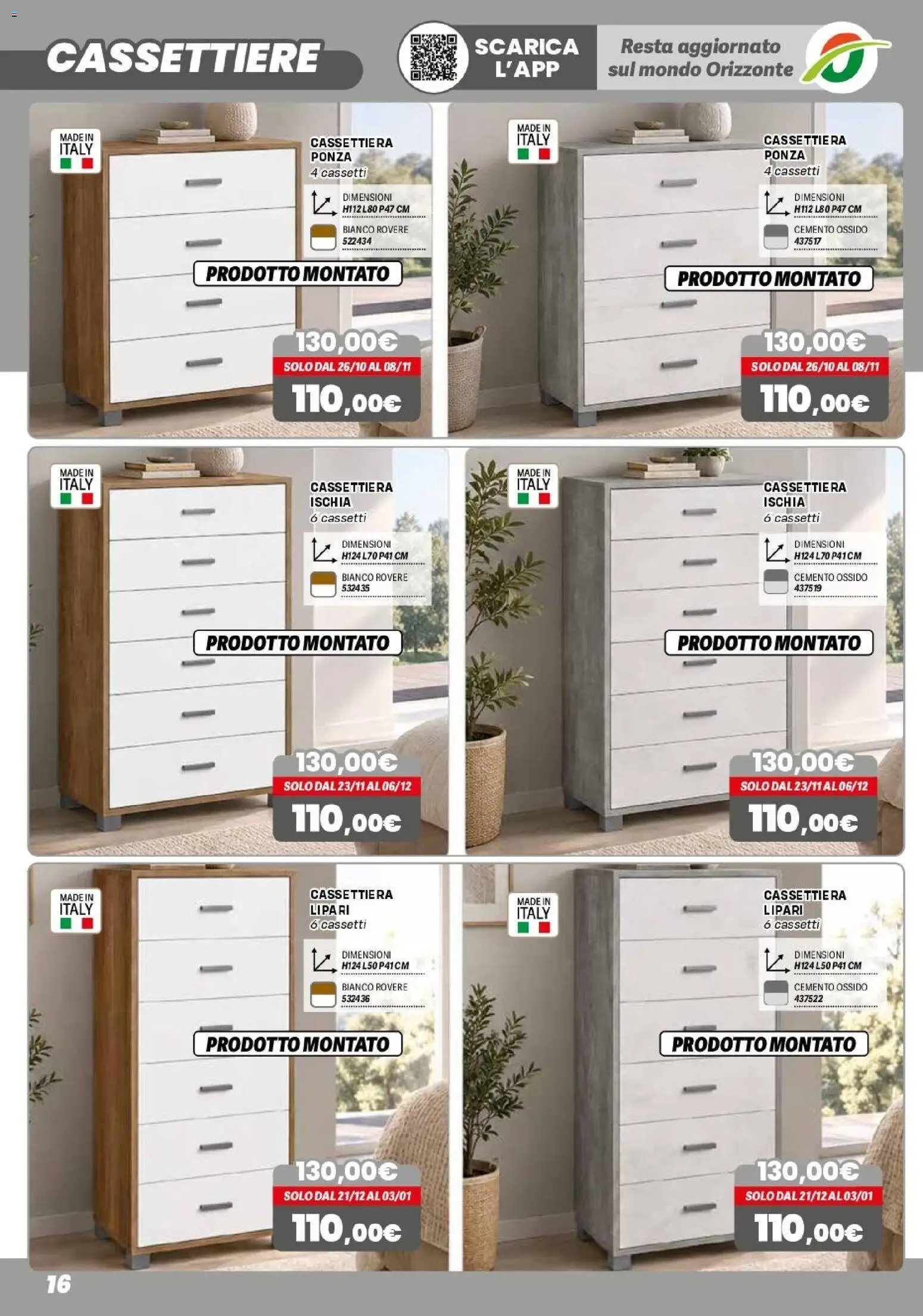 Orizzonte volantino Mobile