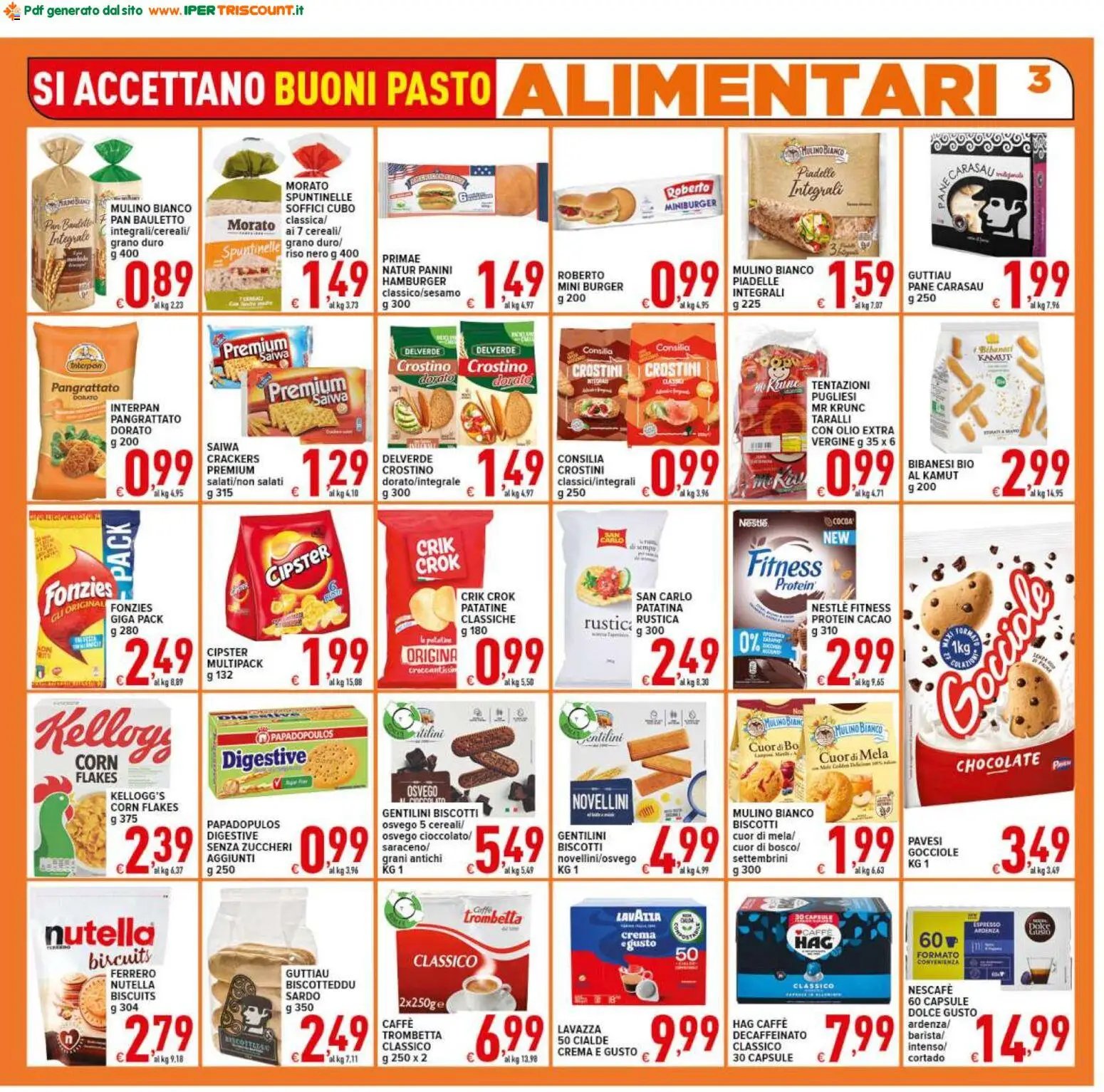 Ipertriscount volantino Roma